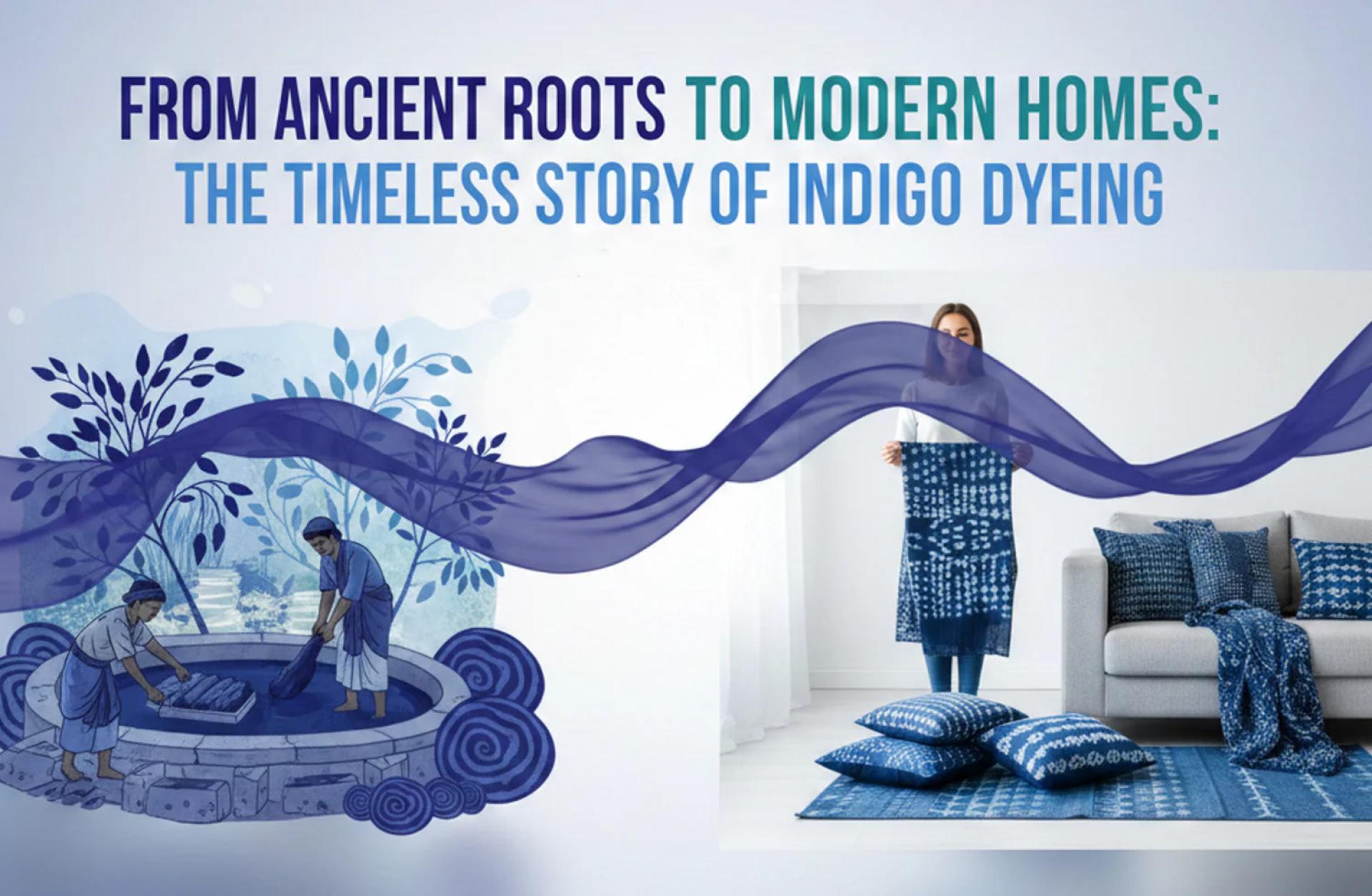 From Ancient Roots to Modern Homes: The Timeless Story of Indigo Dyeing