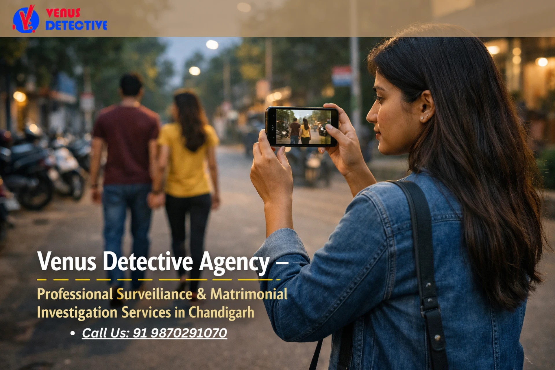 Best Detective Agency in Chandigarh – Venus Detective Agency for Confidential & Professional Investigation Services