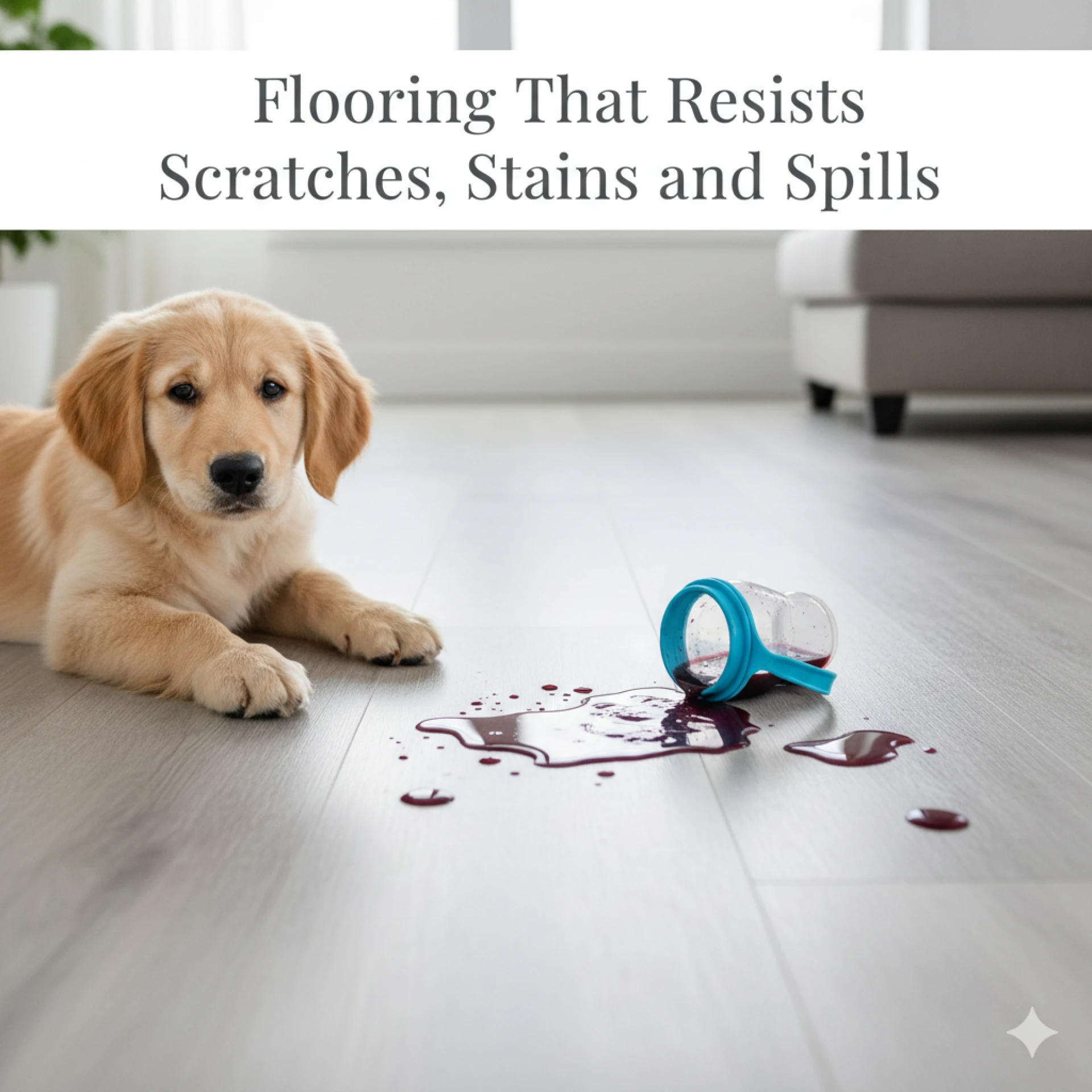 Flooring That Resists Scratches, Stains, and Spills