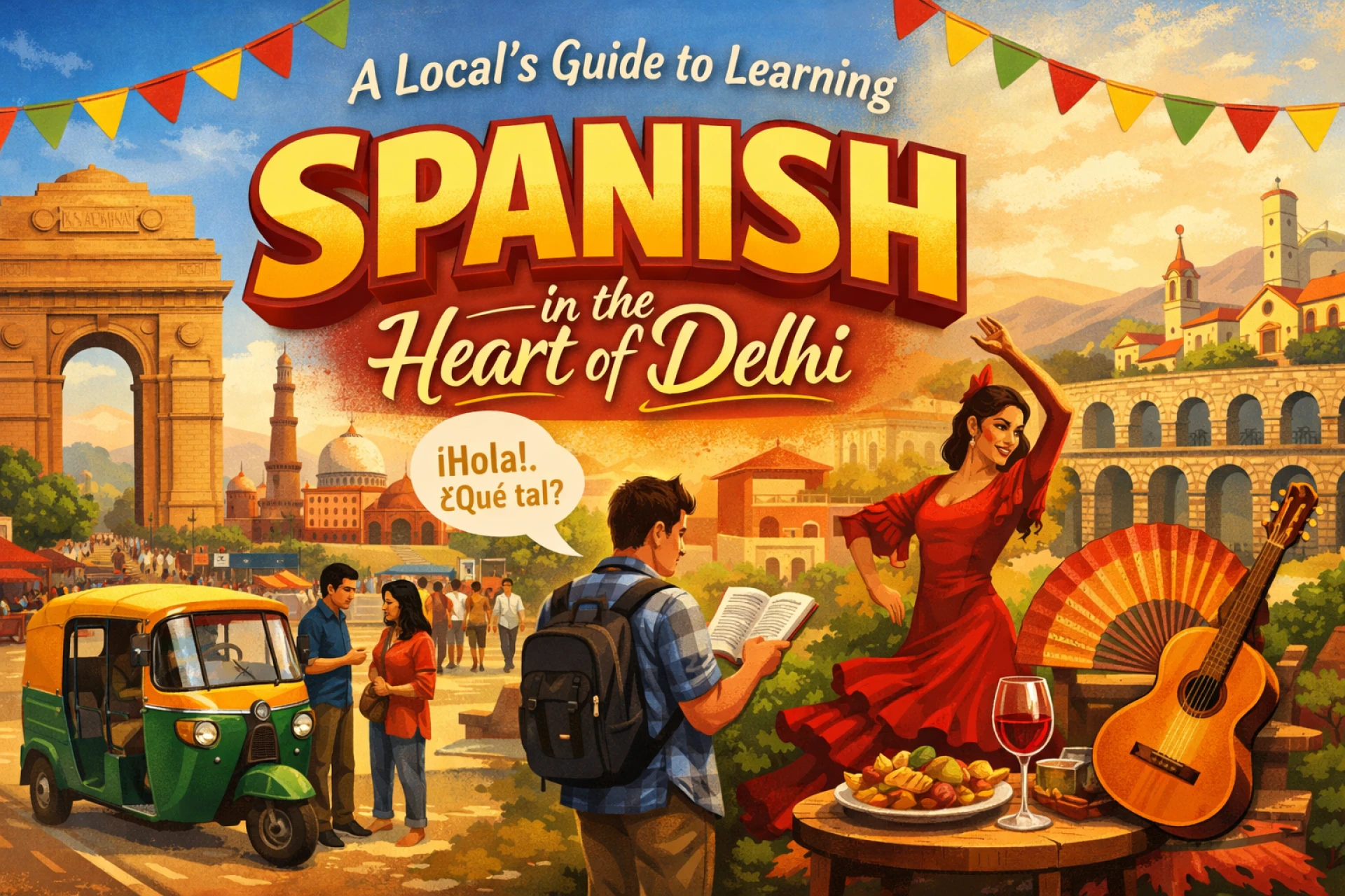 A Local’s Guide to Learning Spanish in the Heart of Delhi