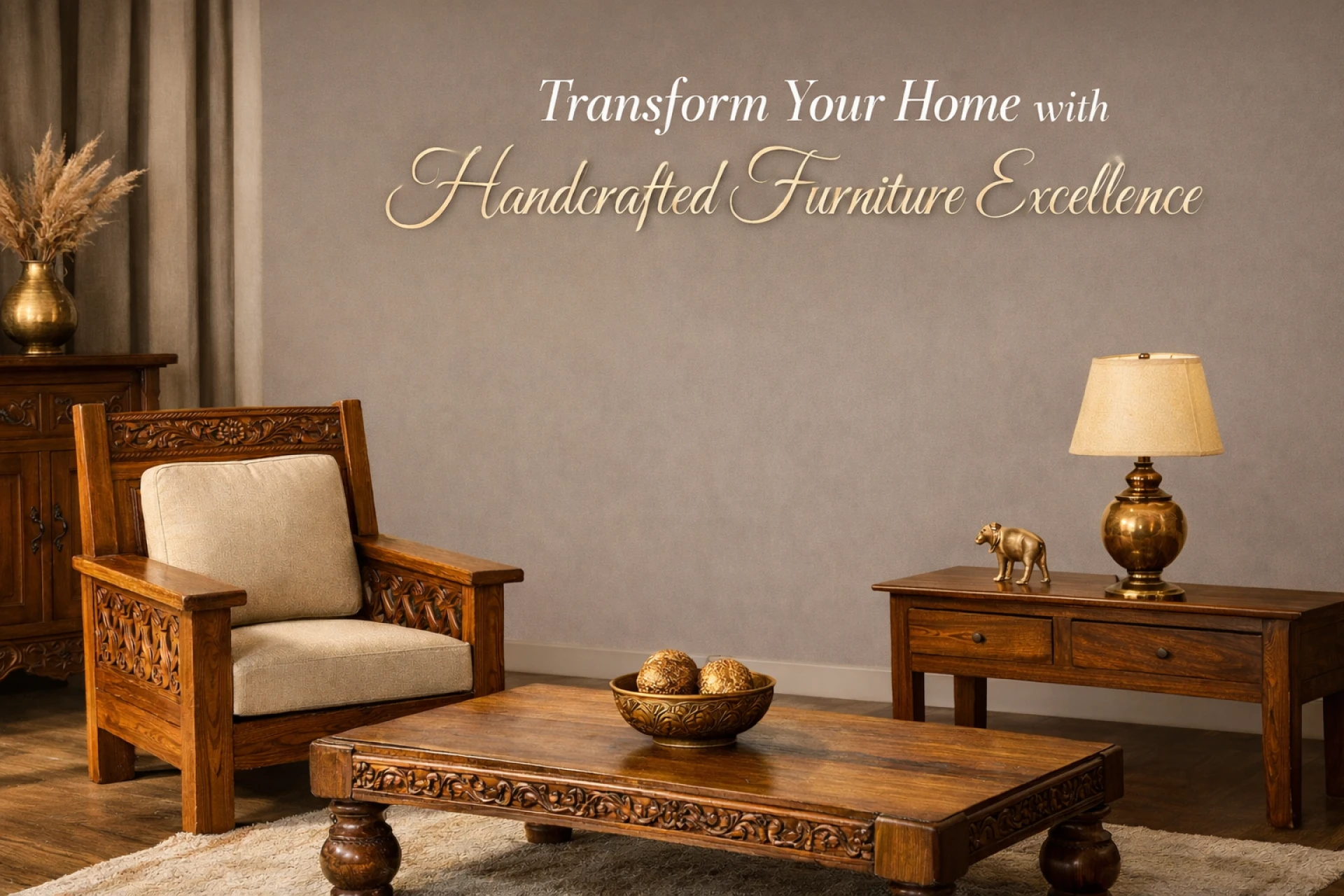 Transform Your Home with Handcrafted Furniture Excellence | Jangid Art & Crafts