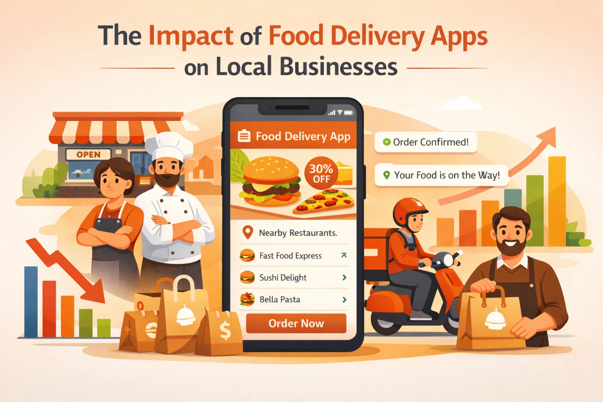 The Impact of Food Delivery Apps on Local Businesses