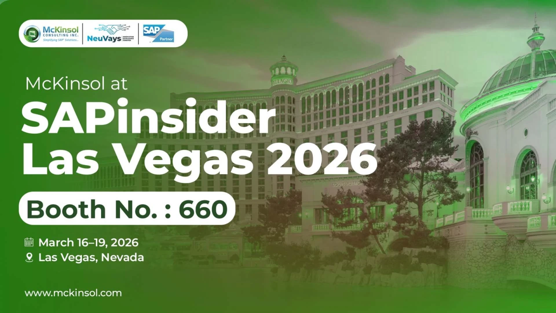 McKinsol at SAP Event 2026: Powering Clean Core SAP Transformation in Las Vegas