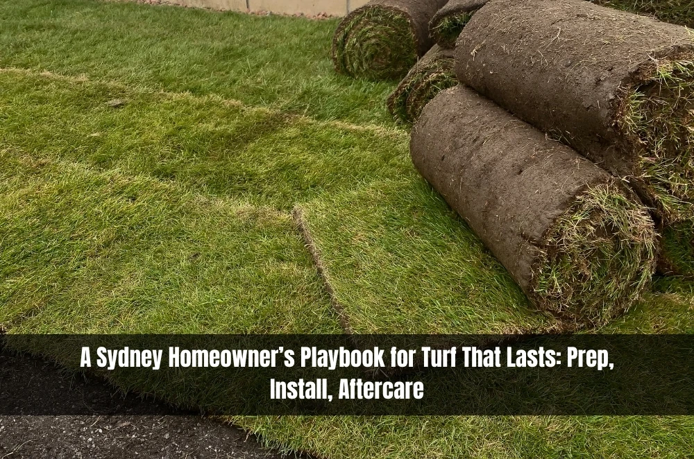 A Sydney Homeowner’s Playbook for Turf That Lasts: Prep, Install, Aftercare