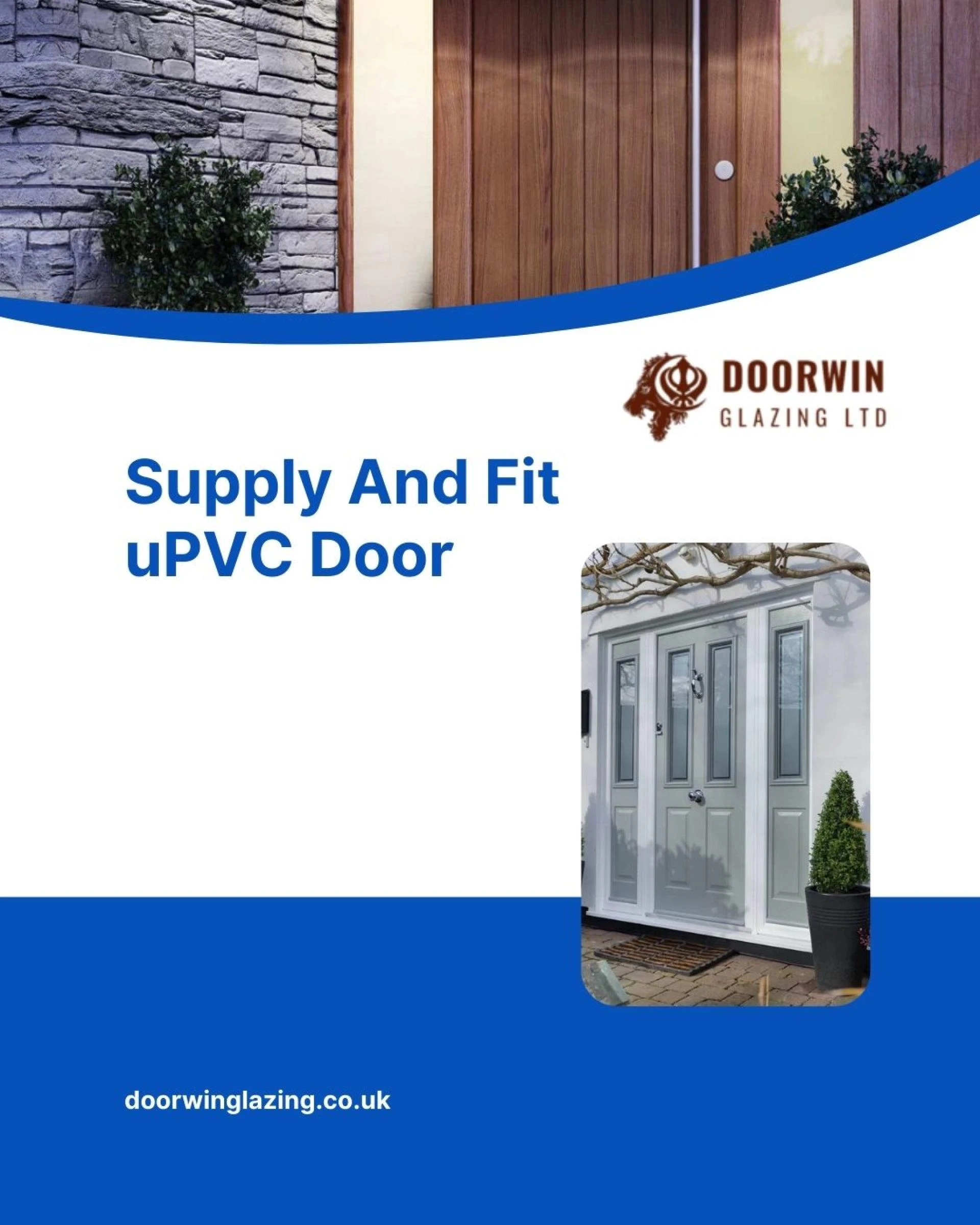 Why Is a Supply and Fit uPVC Door the Smartest Choice for Modern UK Homes?