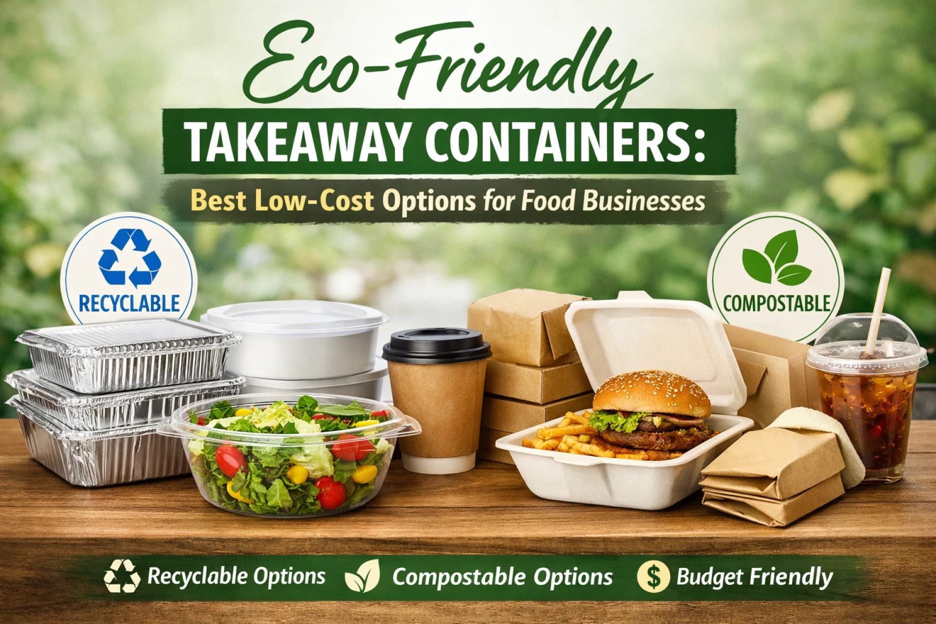 Eco-Friendly Takeaway Containers: The Best Low-Cost Options for Your Food Business