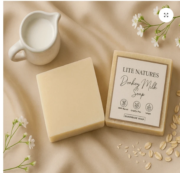 Lite Natures Donkey Milk Soap – The Ultimate Nourishing & Moisturizing Luxury Skincare Bar