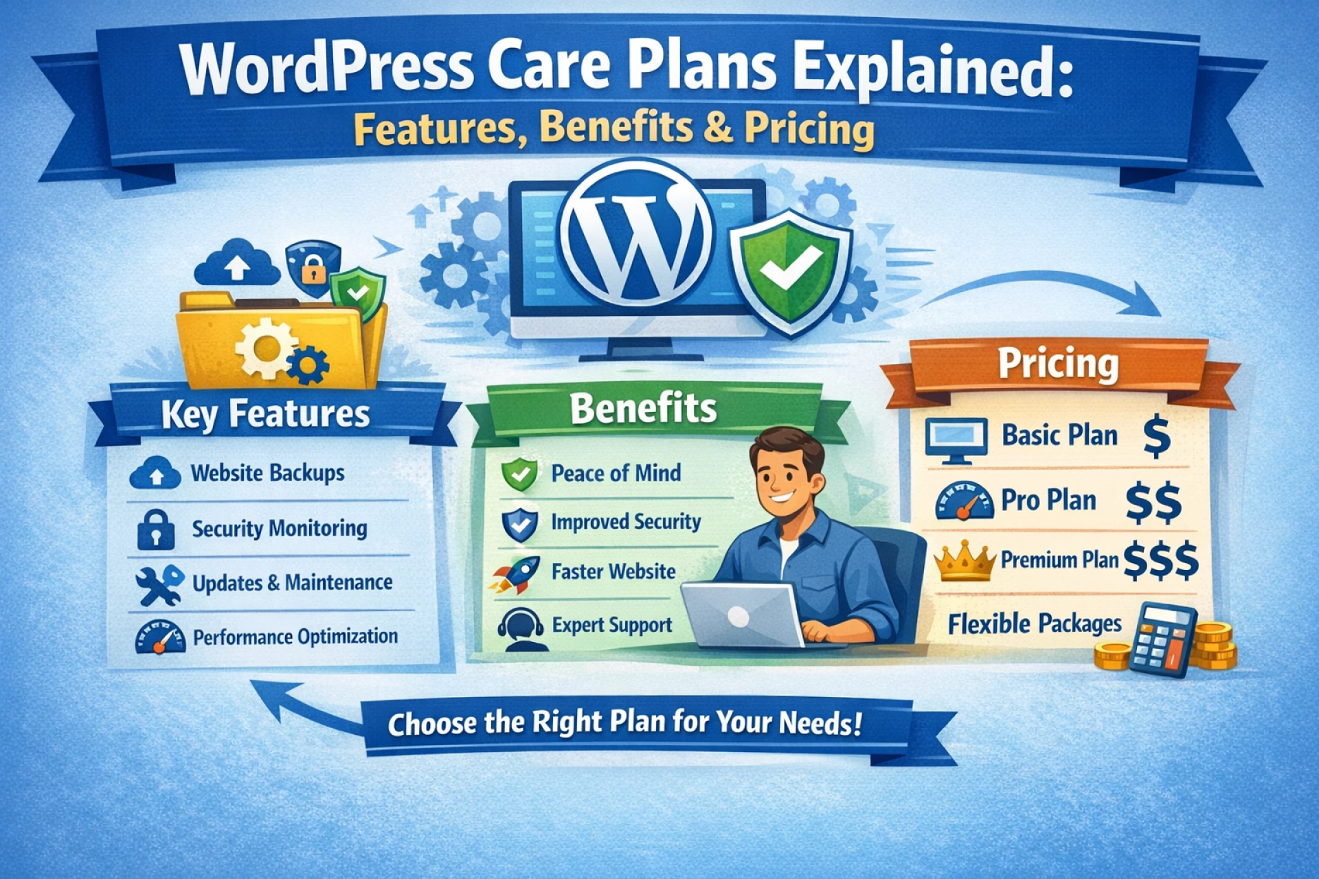 WordPress Care Plans Explained: Features, Benefits & Pricing