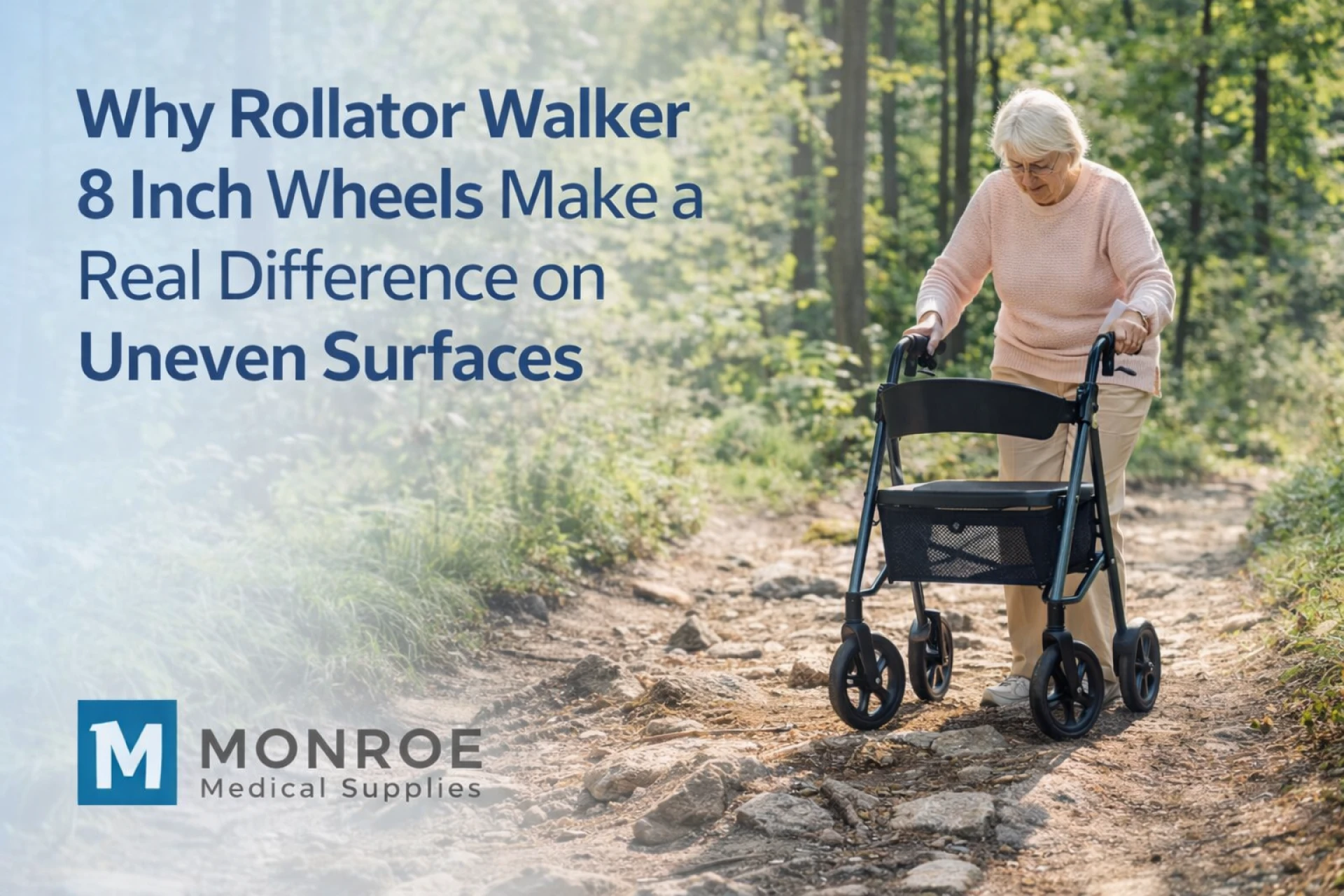 Why Rollator Walker 8 Inch Wheels Make a Real Difference on Uneven Surfaces