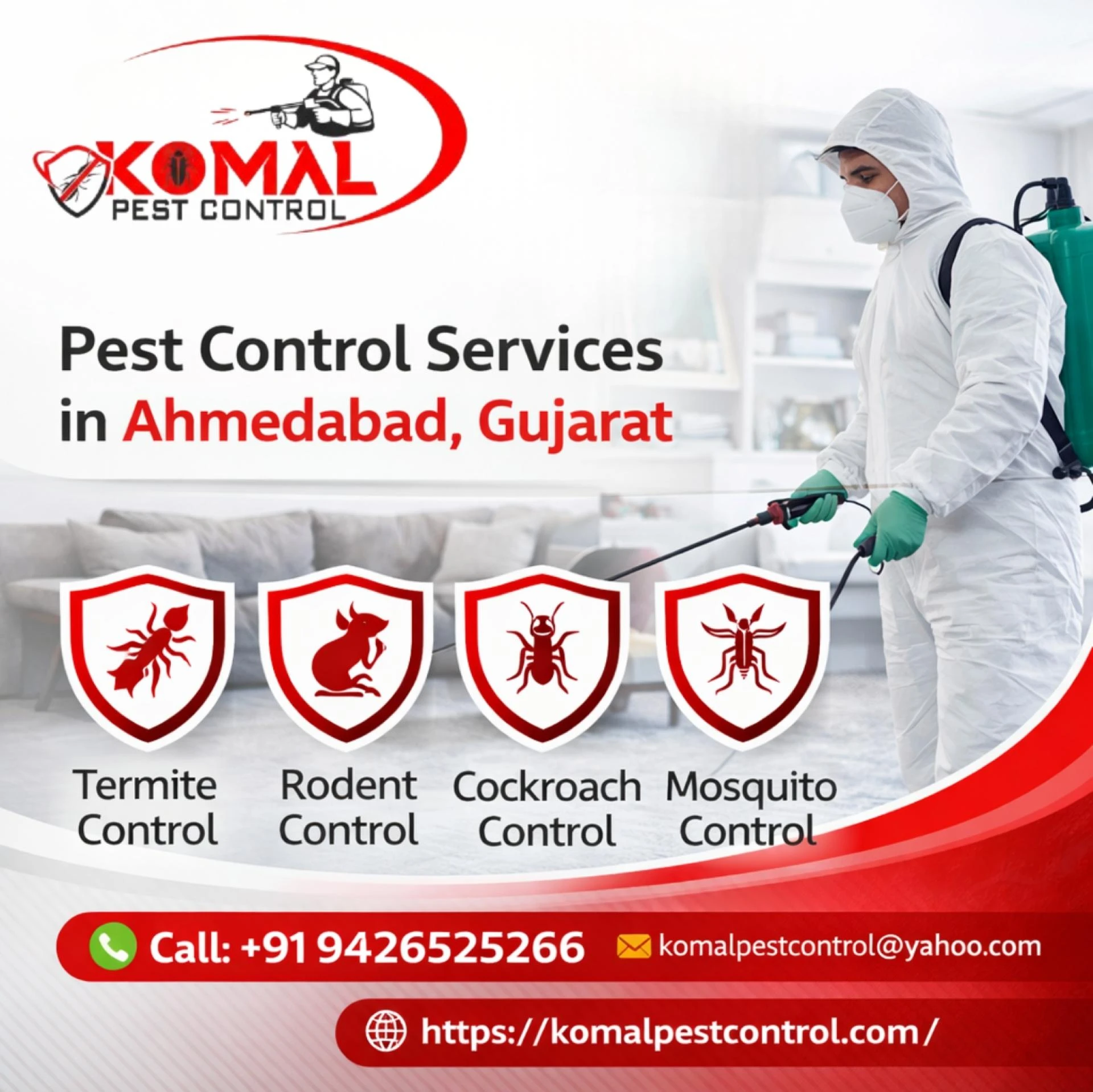 Pest Control Services in Ahmedabad, Gujarat