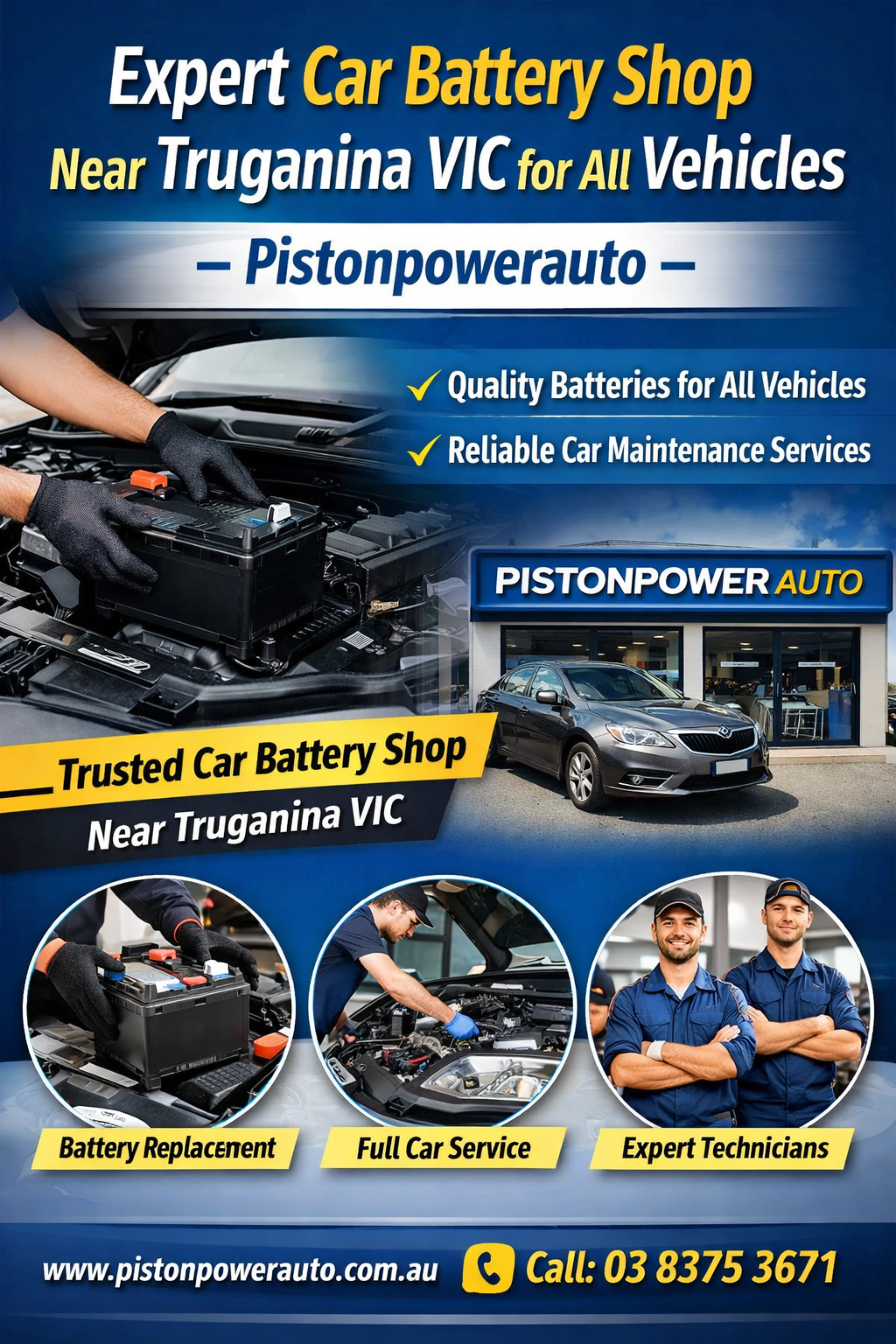Expert Car Battery Shop Near Truganina VIC for All Vehicles – Pistonpowerauto