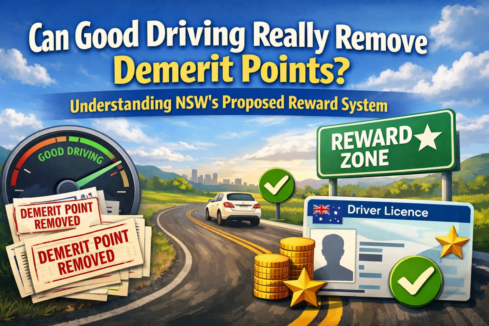 Can Good Driving Really Remove Demerit Points? Understanding NSW’s Proposed Reward System
