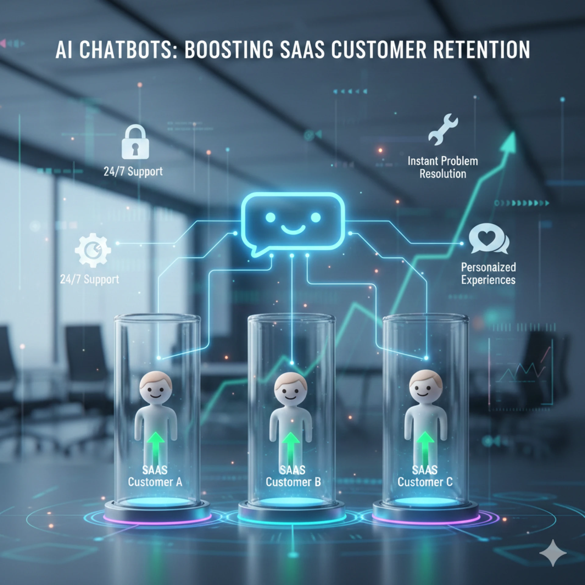 How AI chatbots improve SaaS customer retention