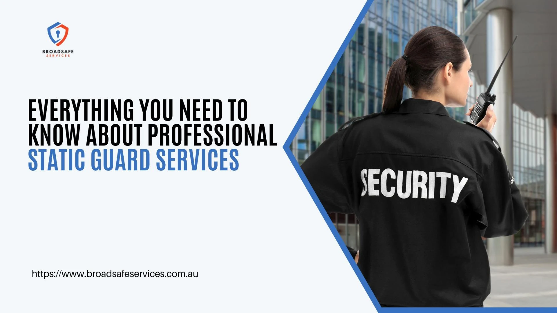 Everything You Need to Know About Professional Static Guard Services