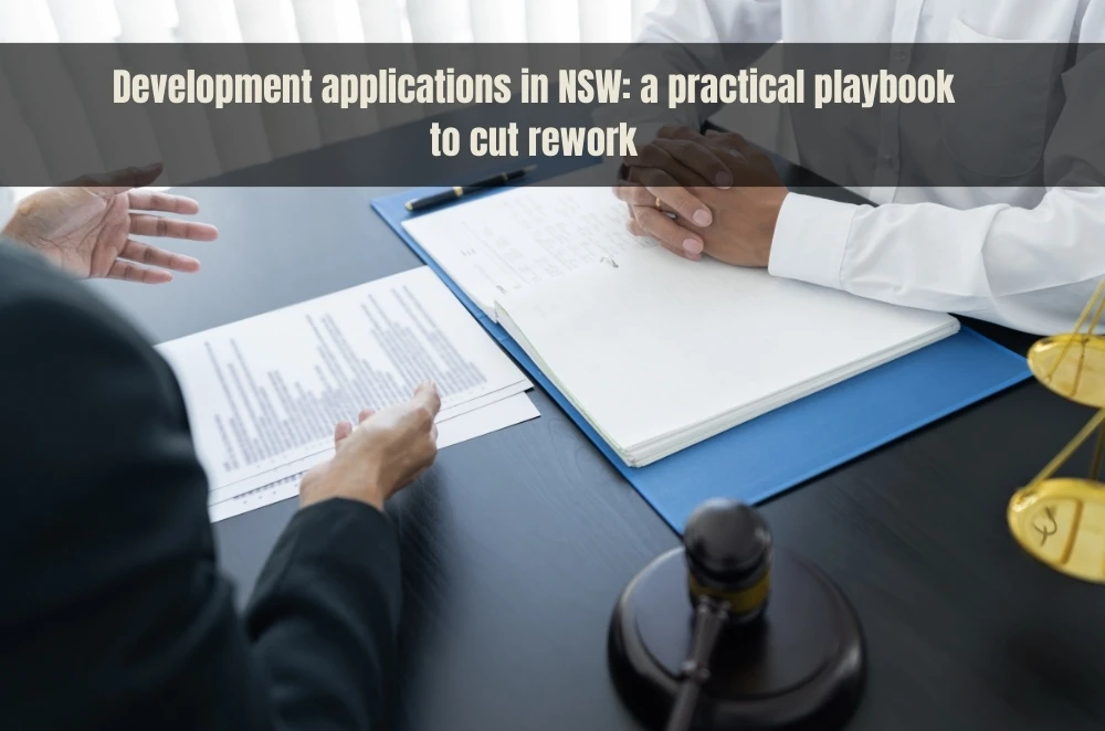 Development applications in NSW: a practical playbook to cut rework