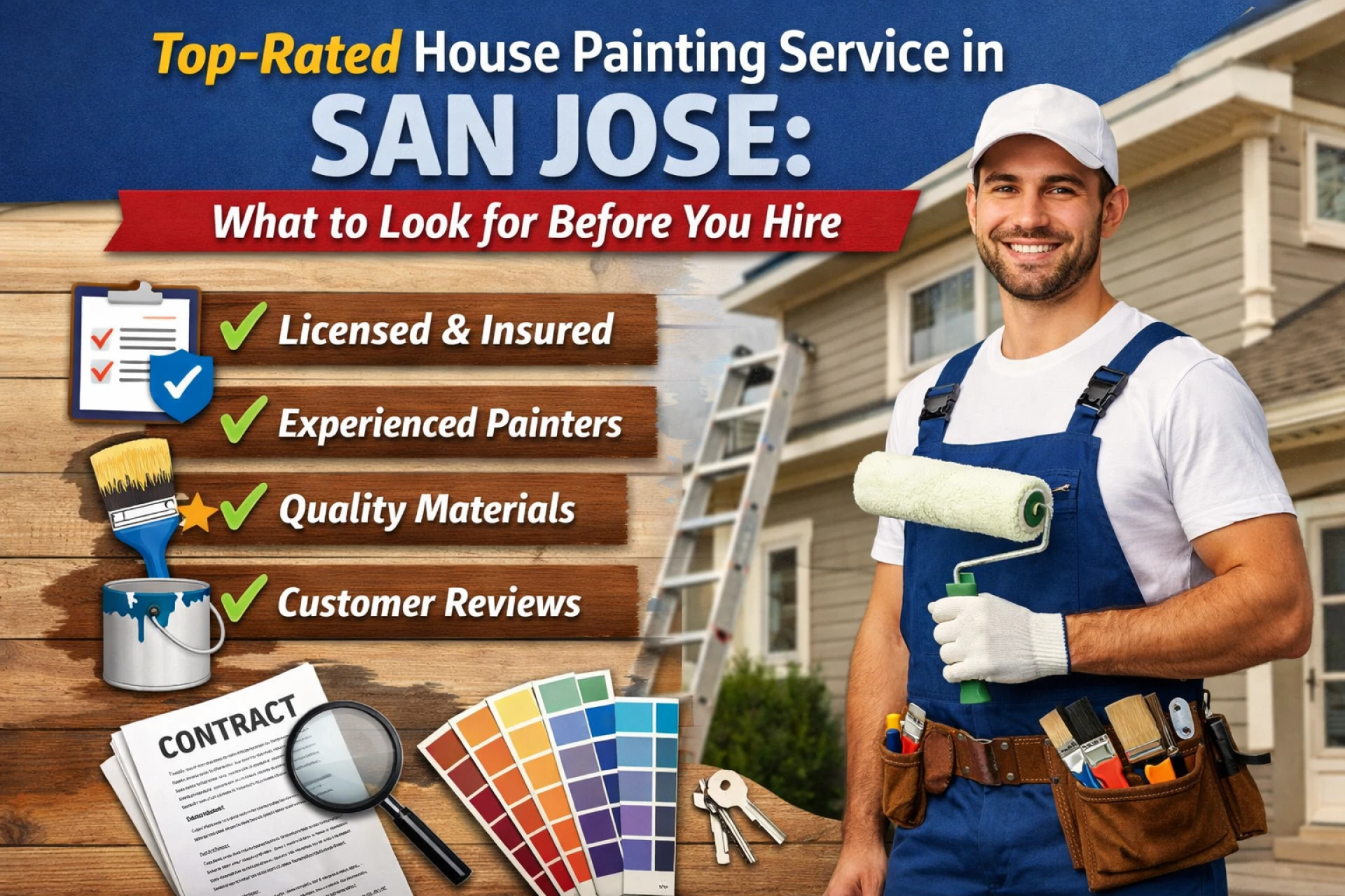 Top-Rated House Painting Service in San Jose: What to Look for Before You Hire