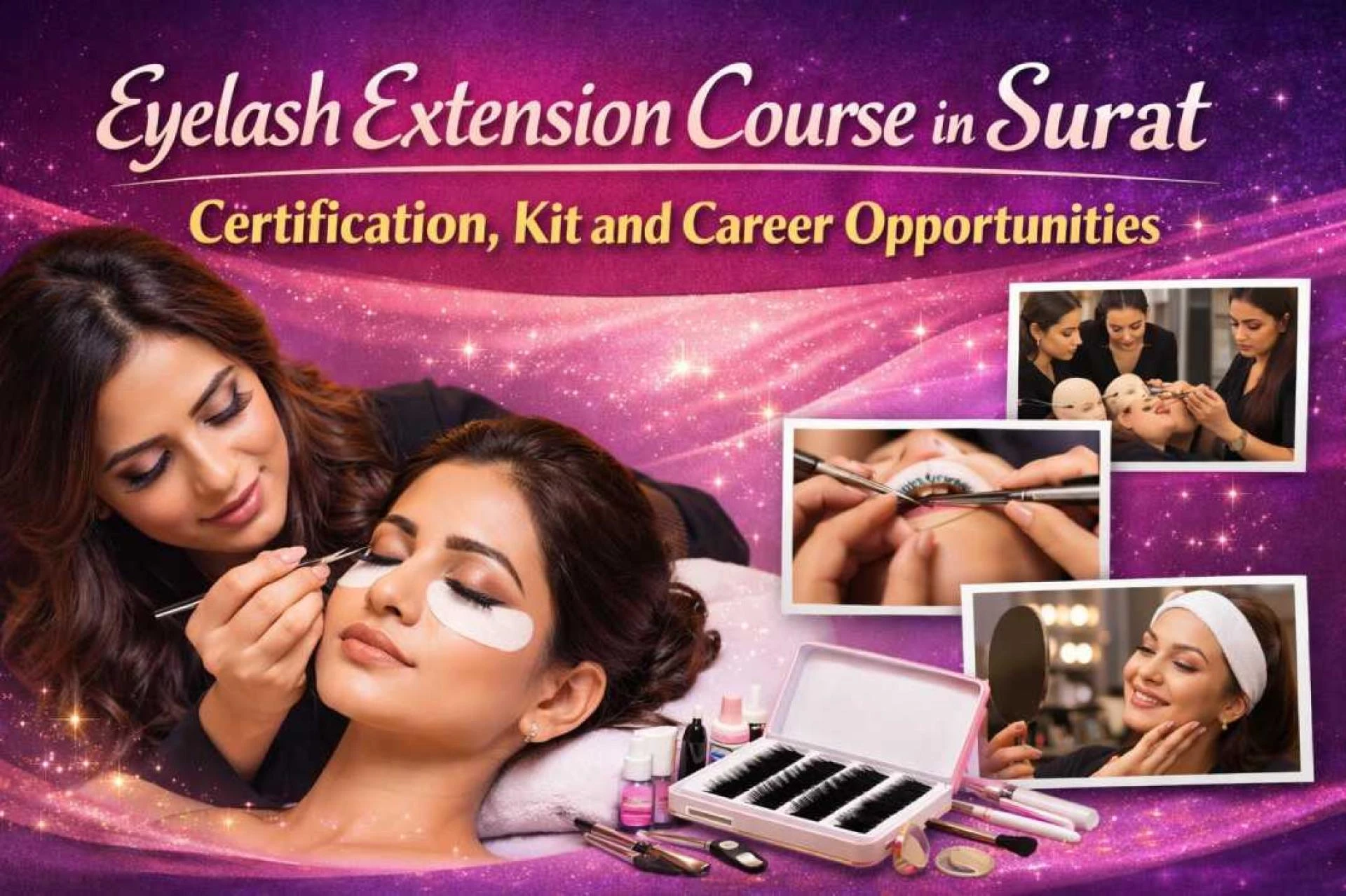 Eyelash Extension Course in Surat: Certification, Kit and Career Opportunities