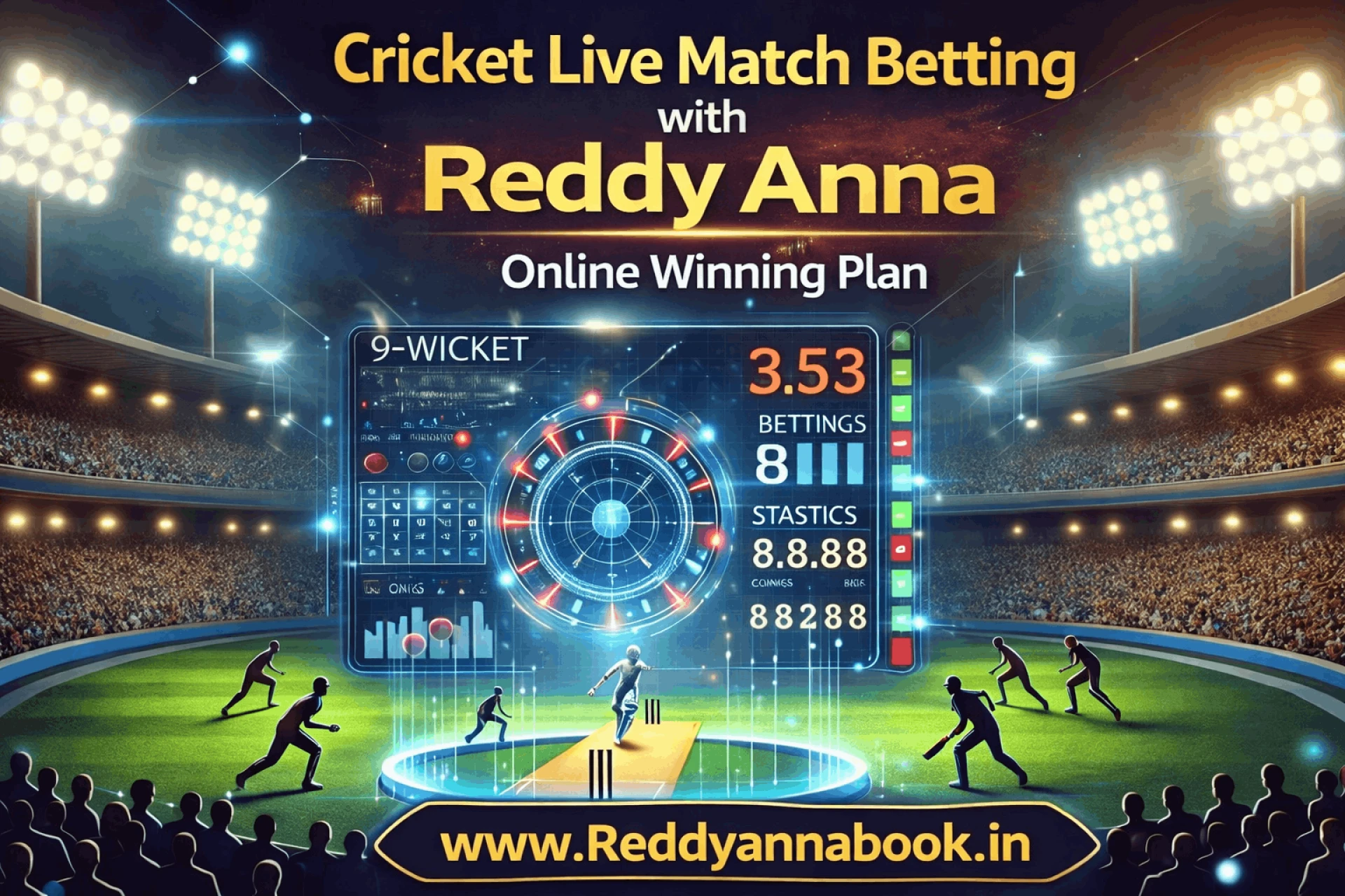 Cricket Live Match Betting with Reddy Anna Online Winning Plan