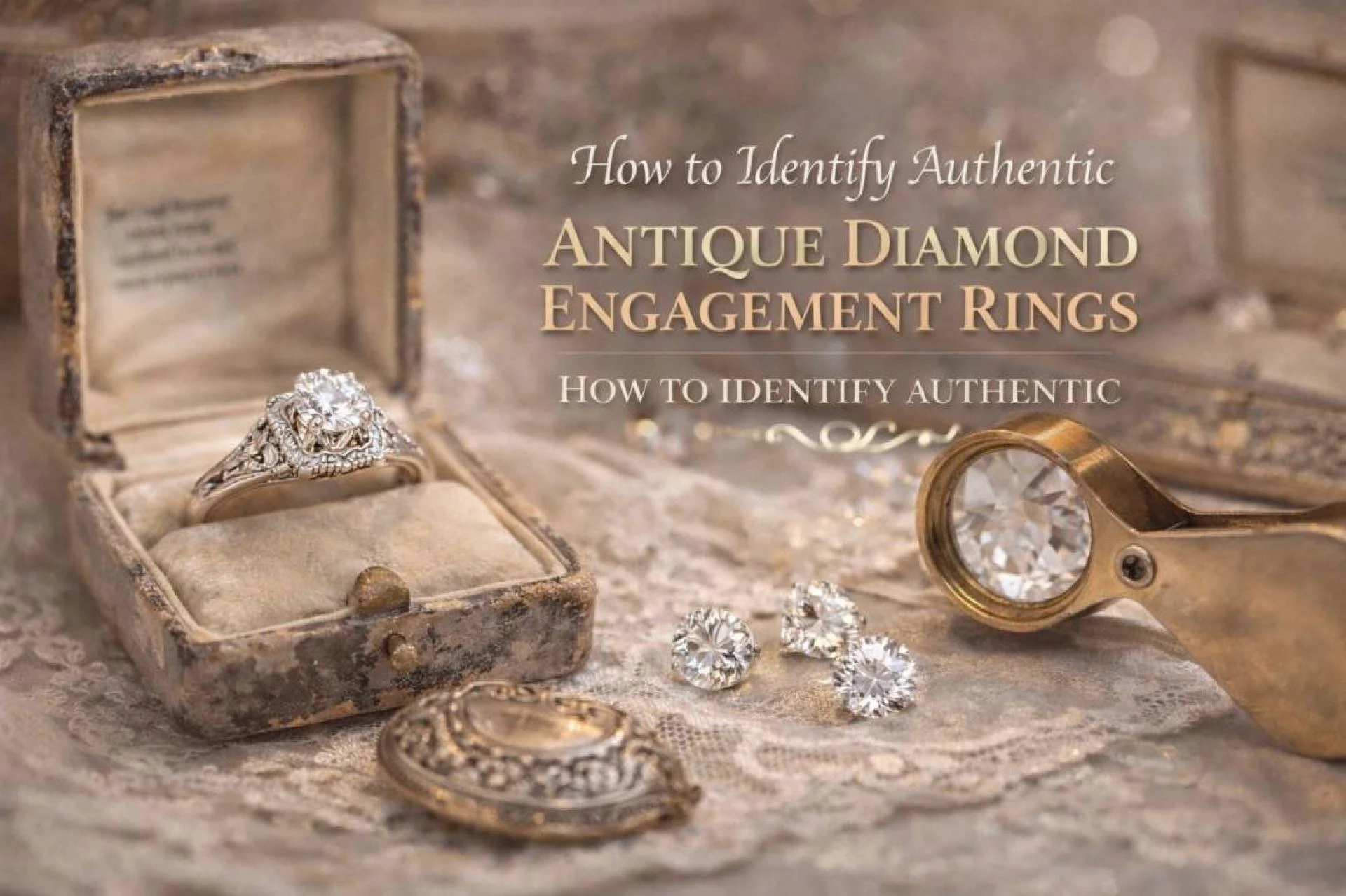 How to Identify Authentic Antique Diamond Engagement Rings