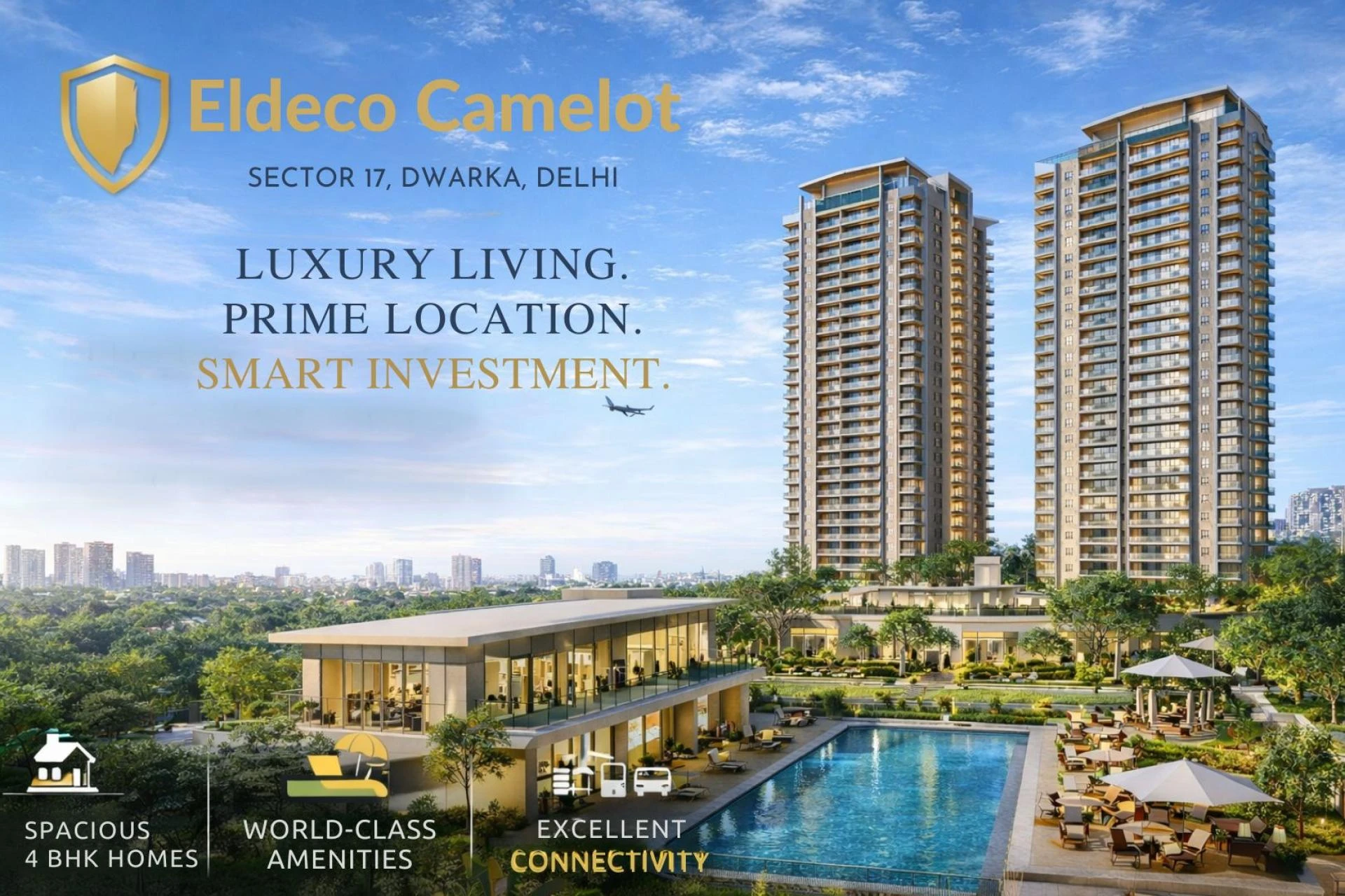 Eldeco Camelot: Ultra-Low Density Living in Sector 17 Dwarka, Delhi
