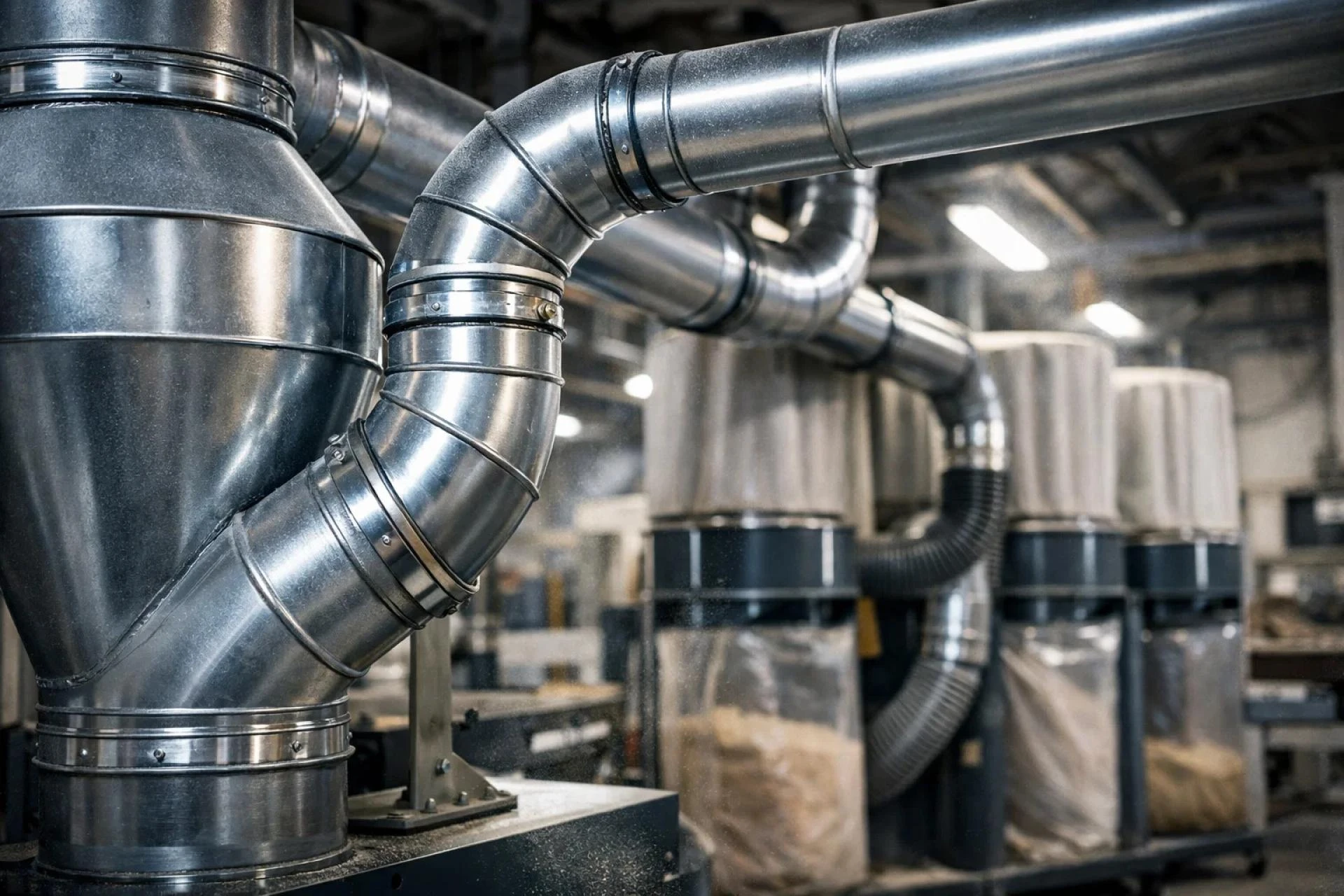 The hidden interface: why modular pipework is the backbone of effective dust collection