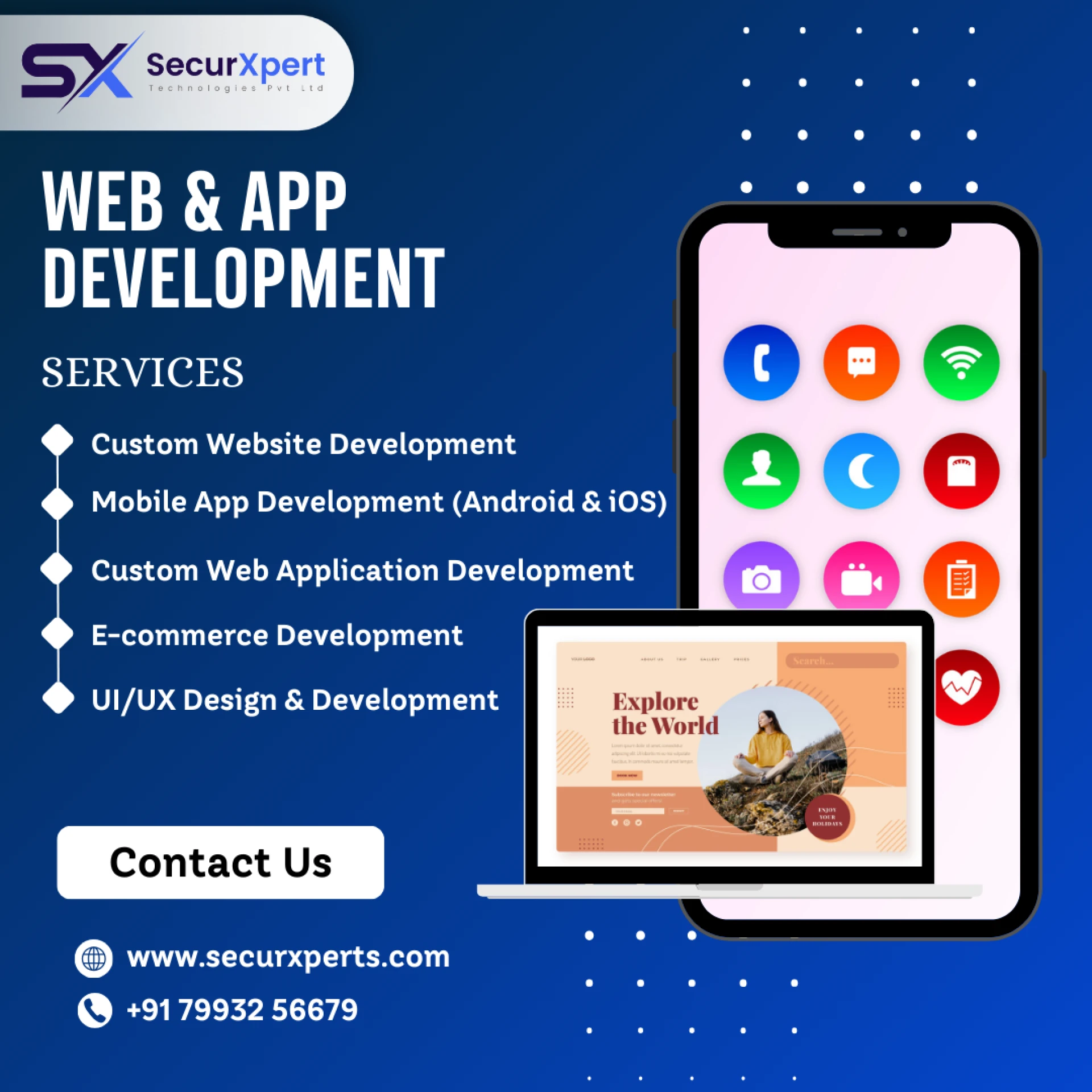 Custom Website & Mobile App Development Services