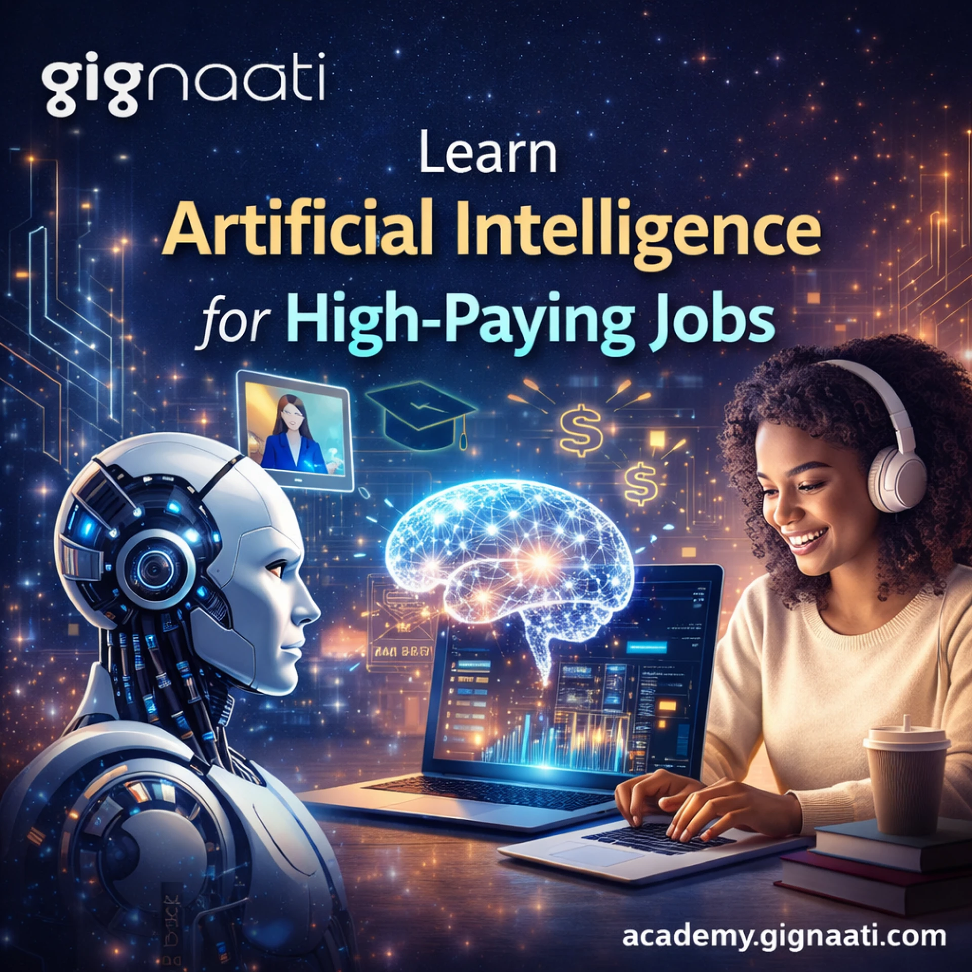 Learn Artificial Intelligence Online for High-Paying Jobs | Academy Gignaati