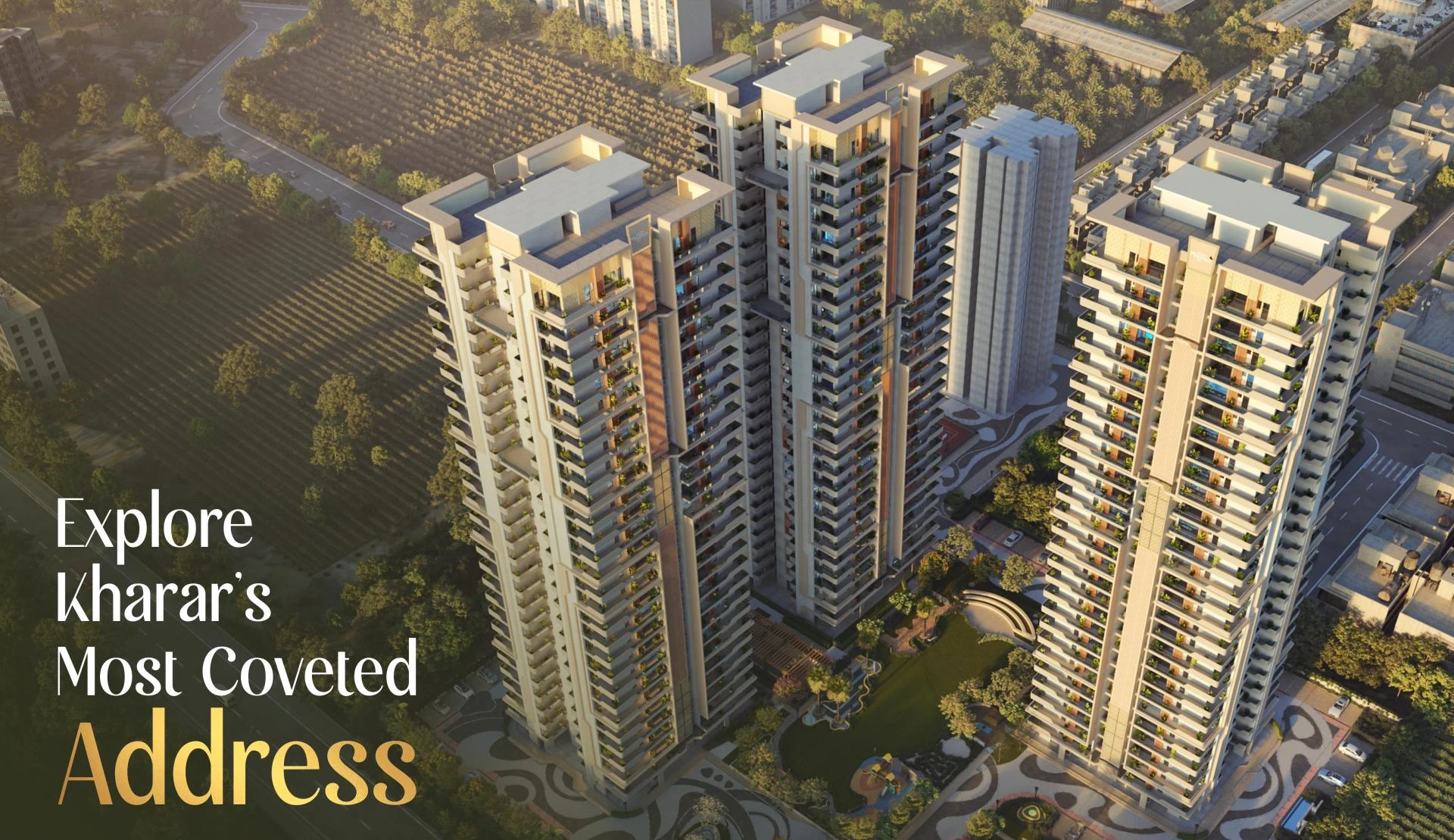 Premium 3 BHK Flats in Kharar for Comfortable Modern Living