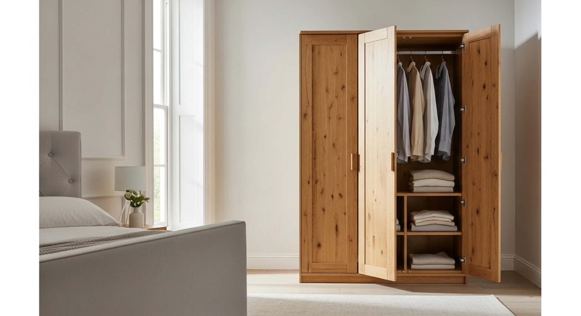 3 Door Wardrobe with Mirror vs 3 Door Wardrobe with Drawers – Complete Buying Guide