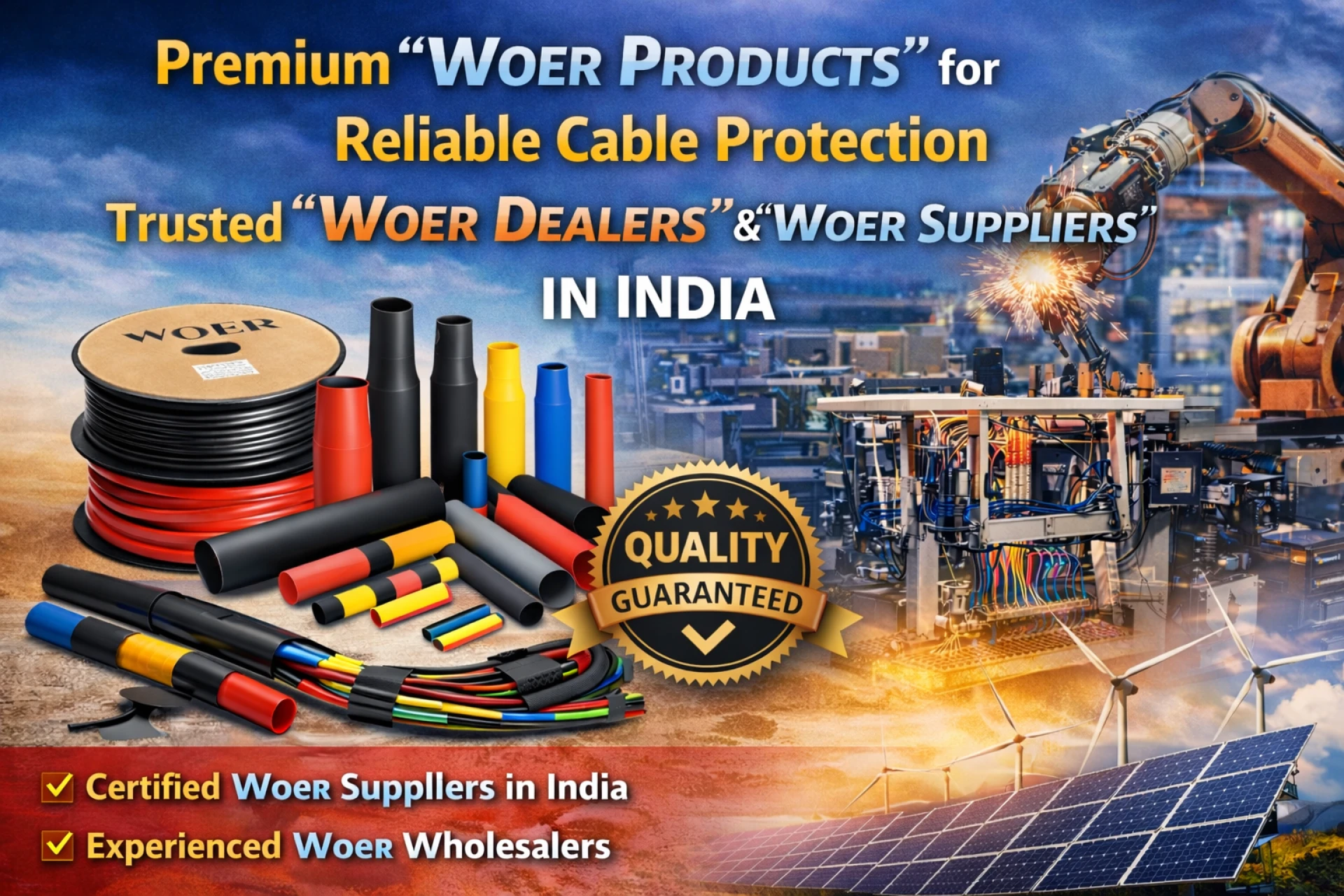 Premium Woer Products for Reliable Cable Protection – Trusted Woer Dealers & Woer Suppliers in India