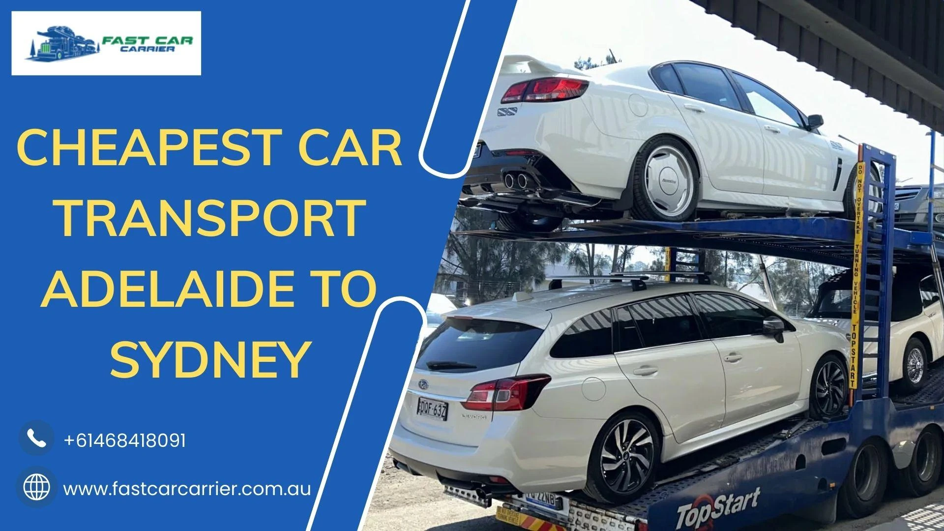 Cheapest Car Transport Adelaide to Sydney & Melbourne to Sydney