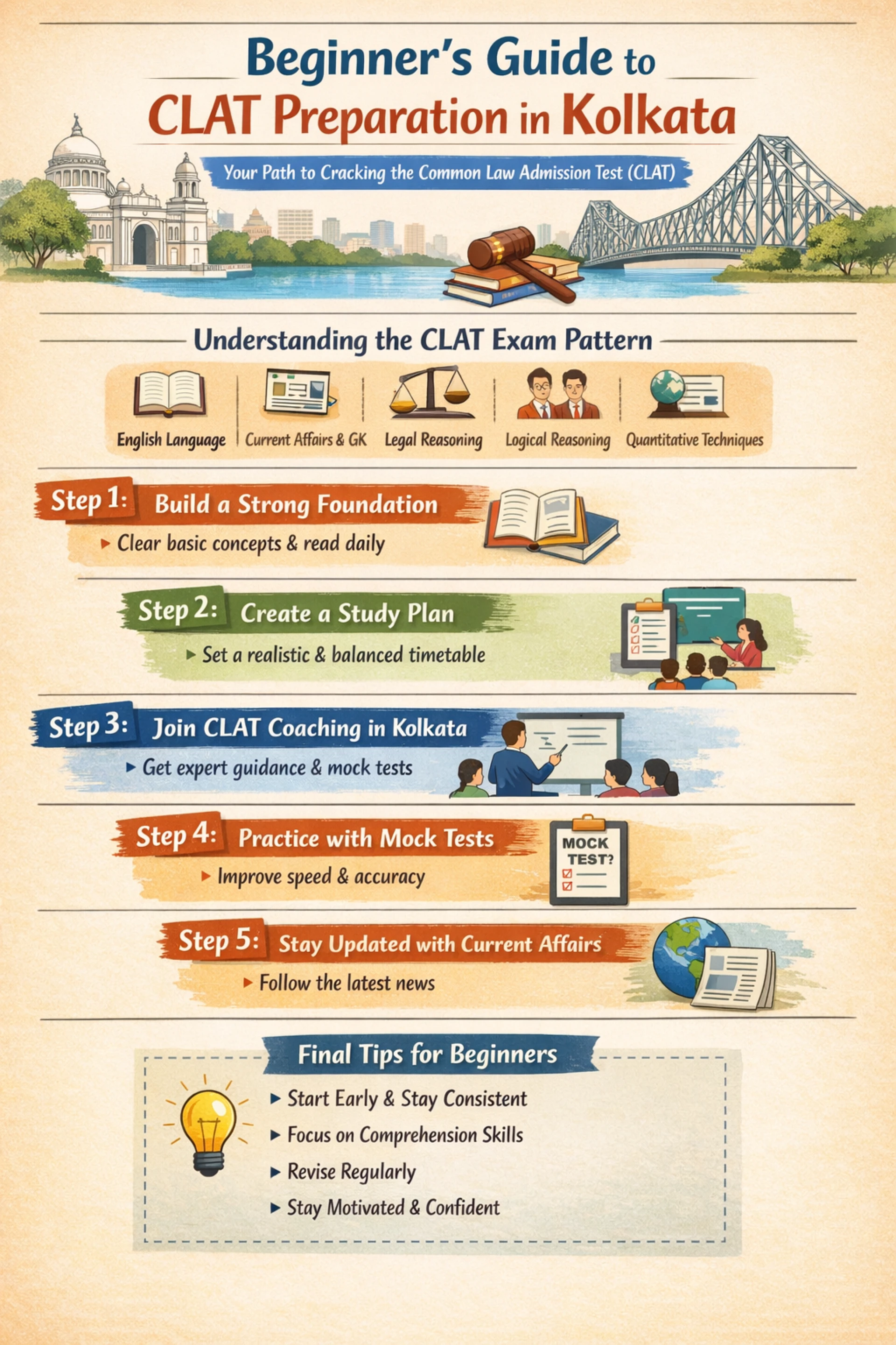 Beginner’s Guide to CLAT Preparation in Kolkata