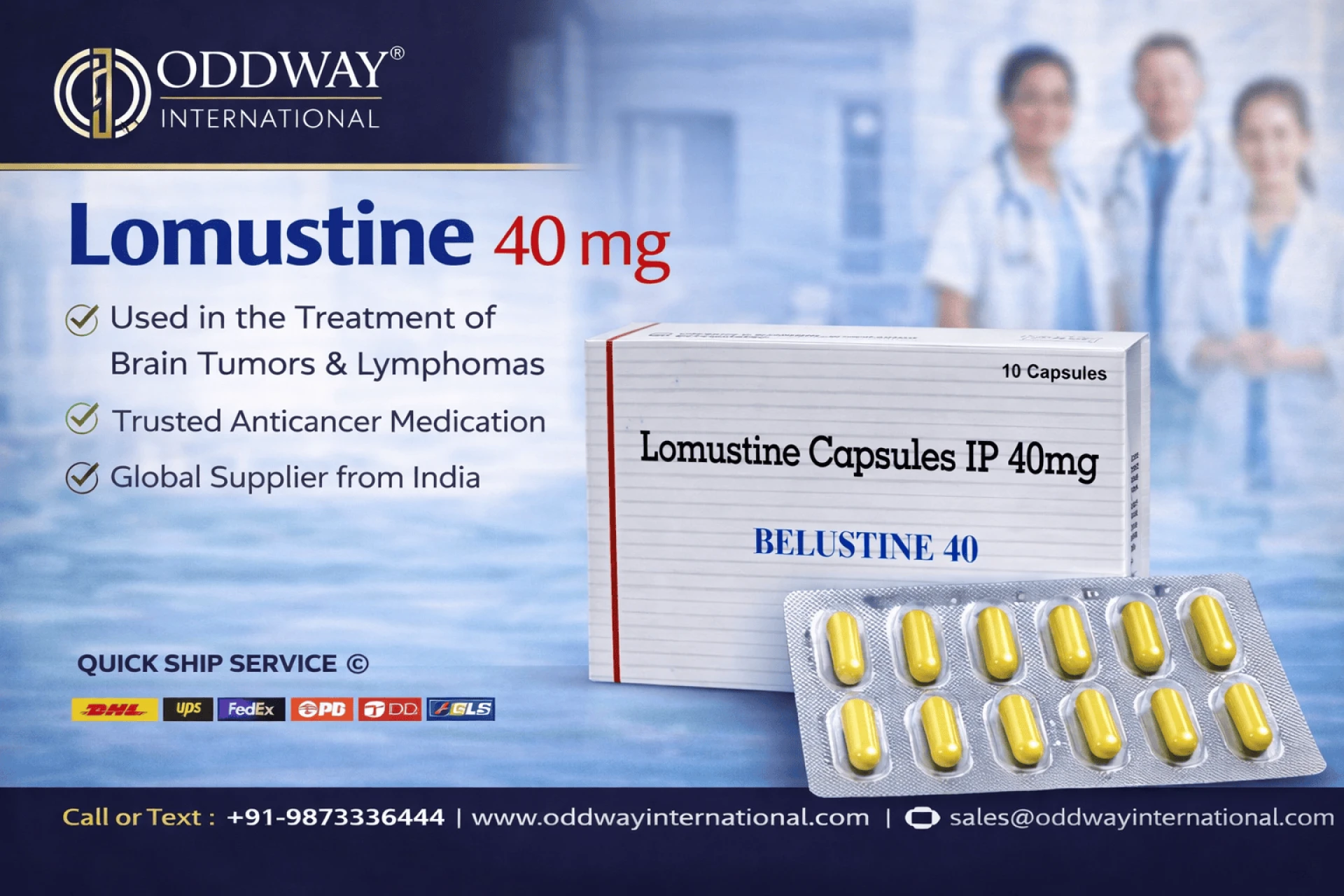 Buy Lomustine 40 mg Capsule Online - Oddway International
