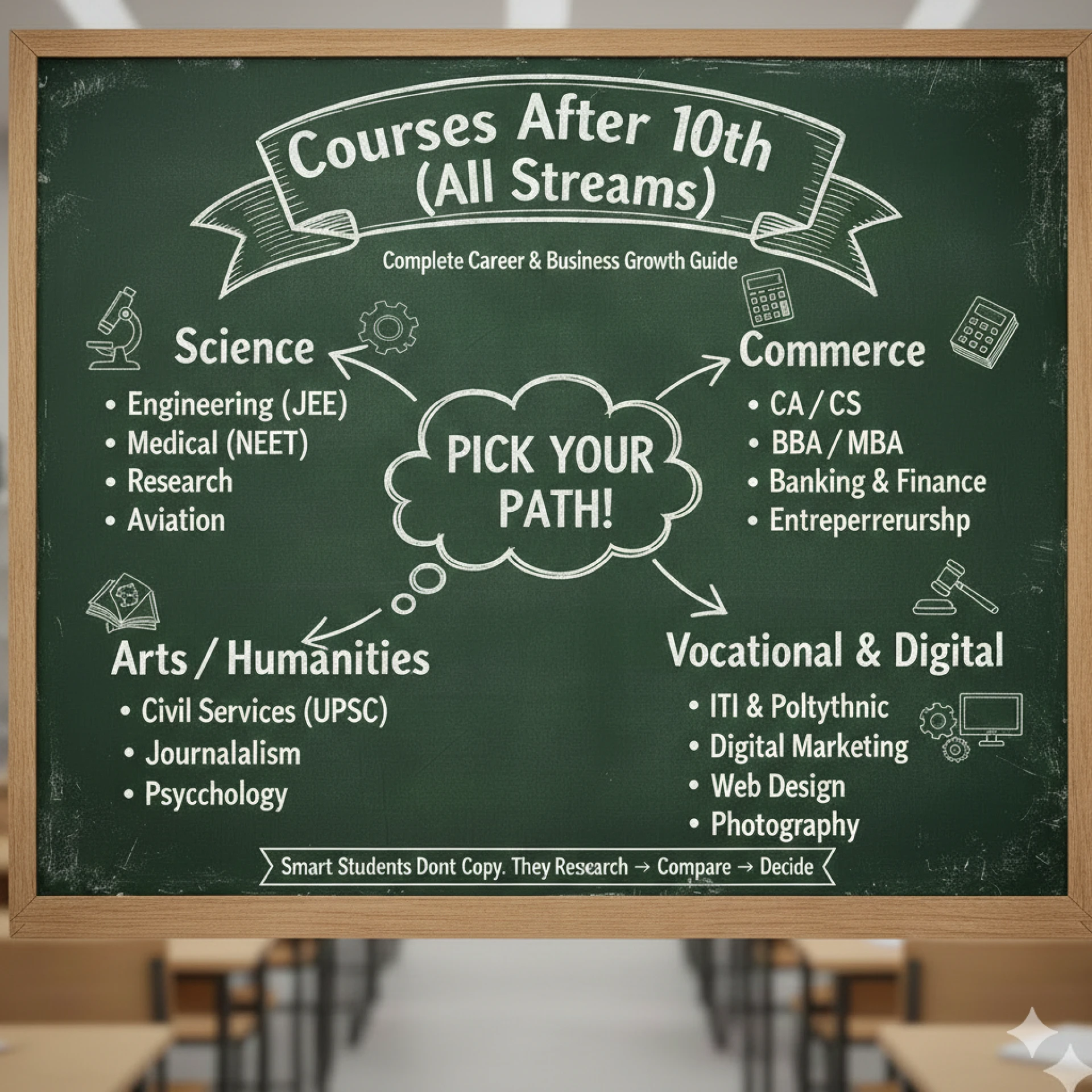 Career Options After 10th: A Complete Guide for Students