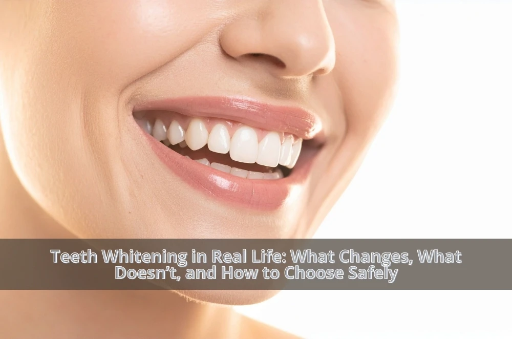 Teeth Whitening in Real Life: What Changes, What Doesn’t, and How to Choose Safely