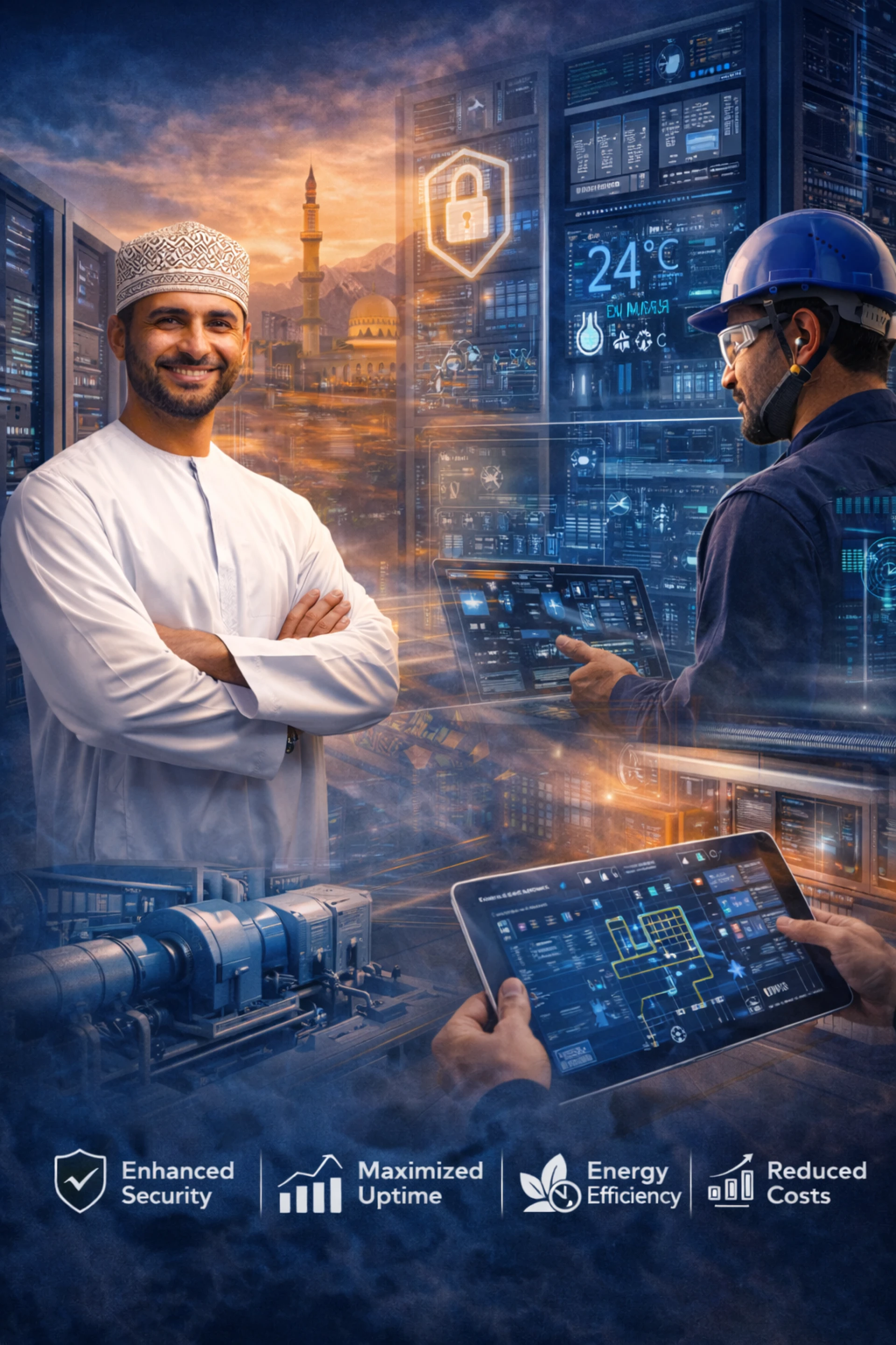 Security First: Implementing Advanced Cyber and Physical Safeguards in Omani Data Centers