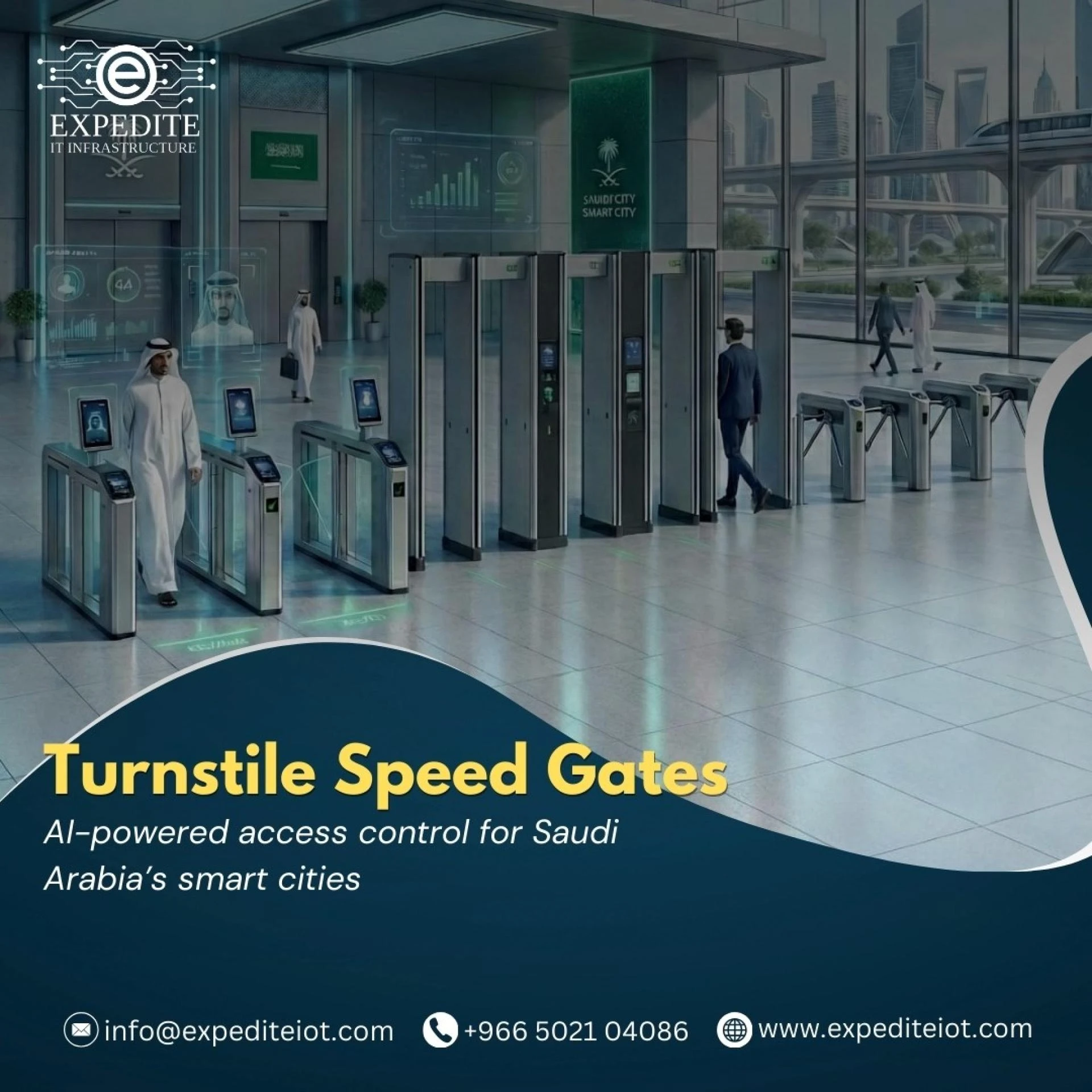 Turnstile Speed Gates – Tailgate-Proof Security in KSA