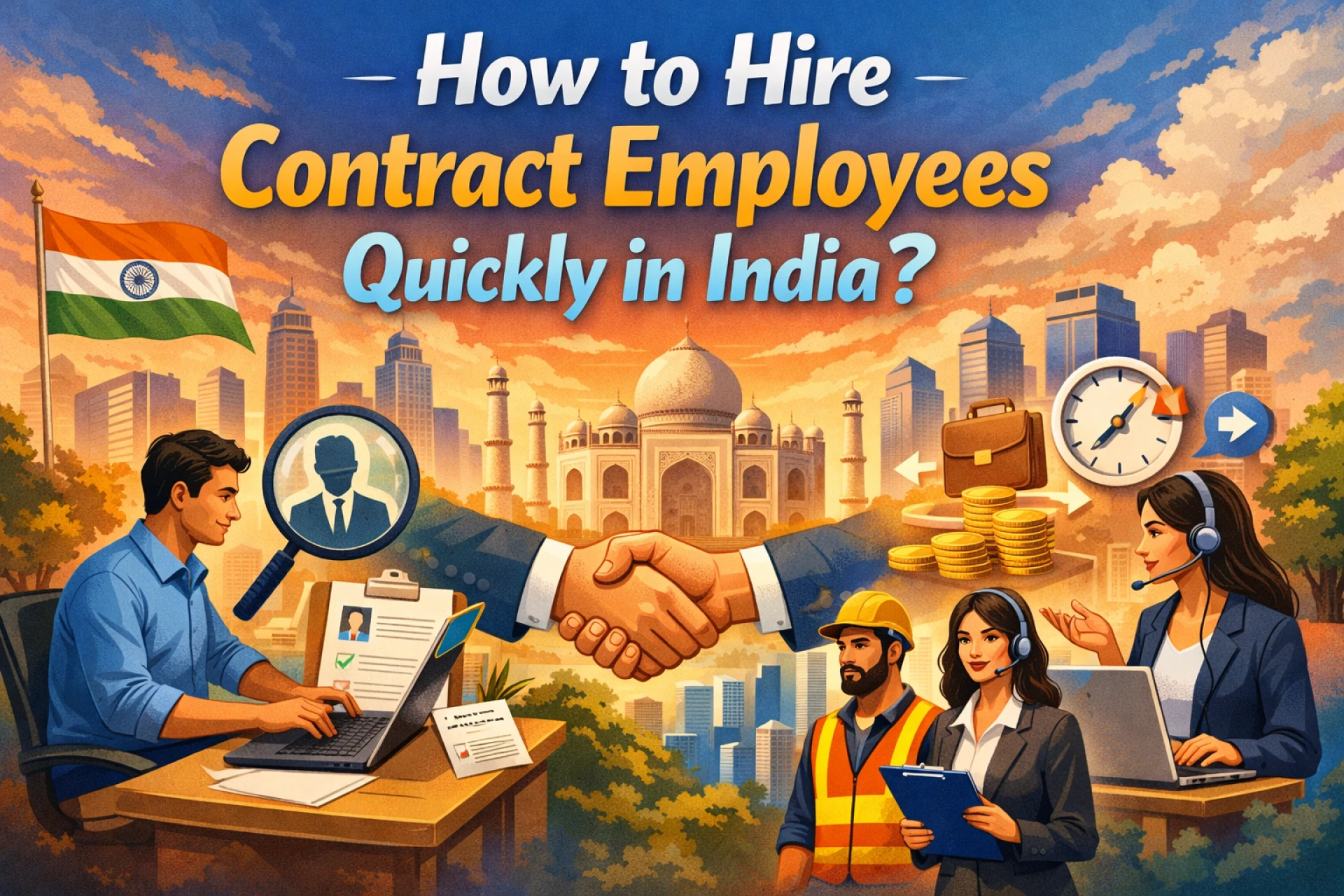 How to Hire Contract Employees Quickly in India?