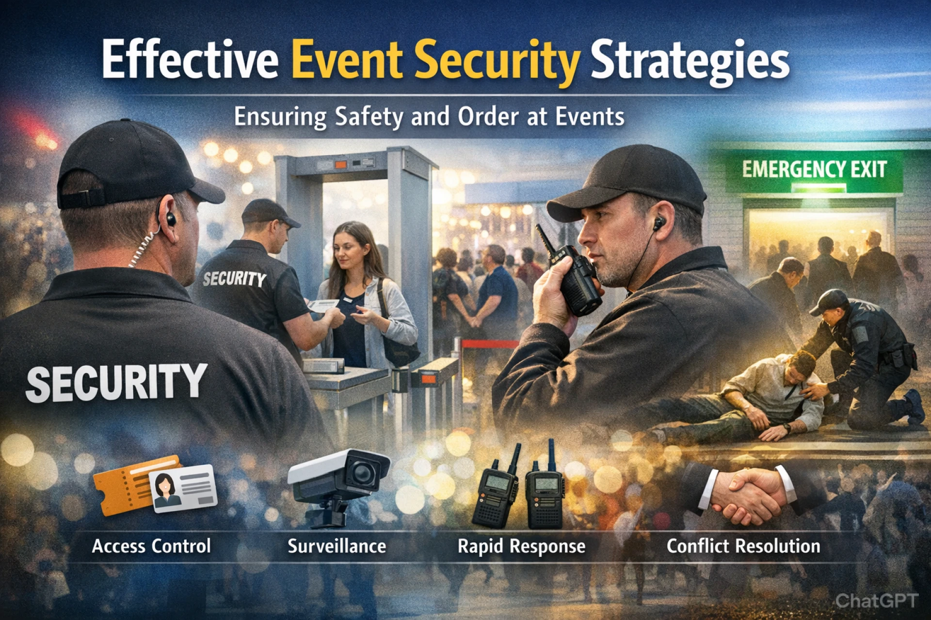 What Ensures Safety and Order at Large Gatherings?