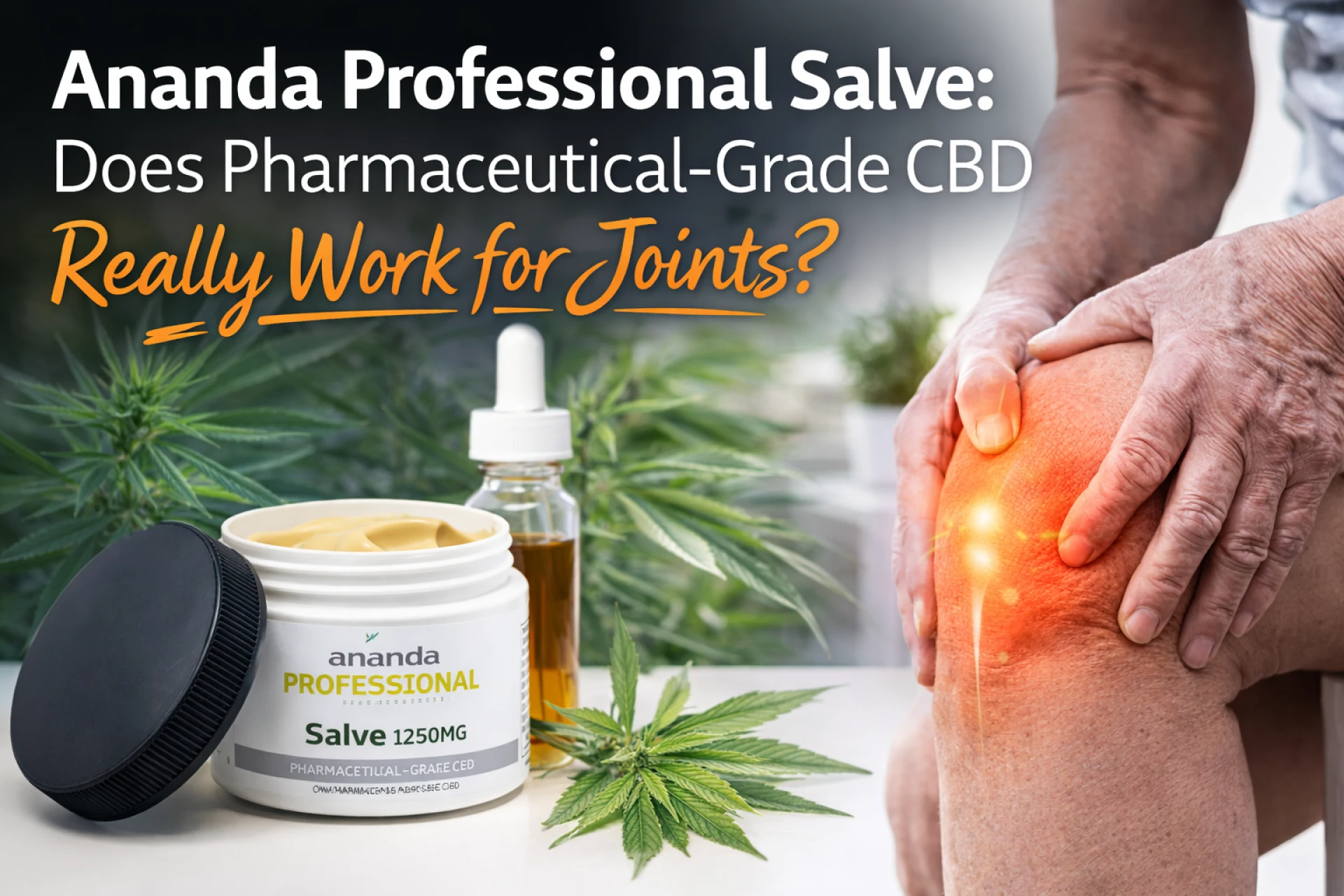 Ananda Professional Salve: Does Pharmaceutical-Grade CBD Really Work for Joints?