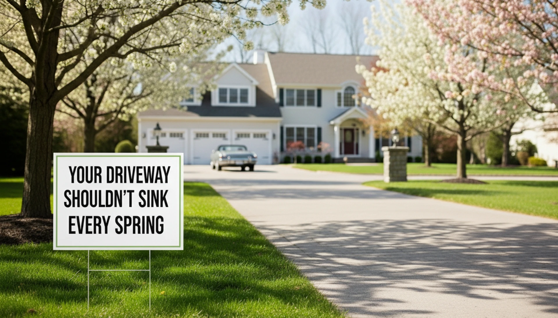Your Driveway Shouldn’t Sink Every Spring