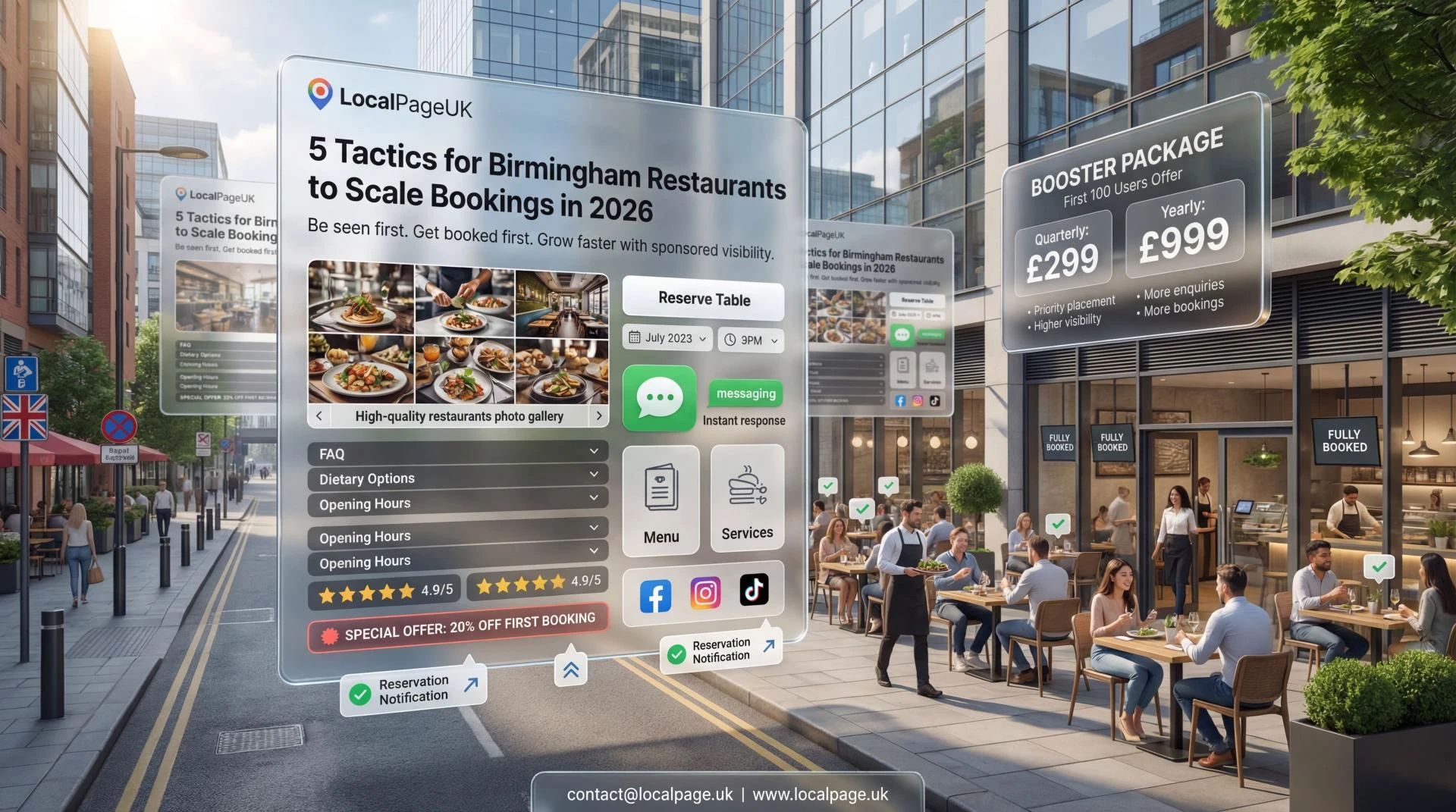 5 Tactics for Birmingham Restaurants to Scale Bookings in 2026