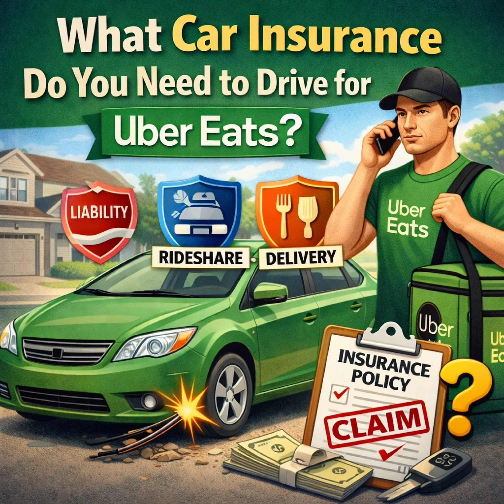 What Car Insurance Do You Need to Drive for Uber Eats?