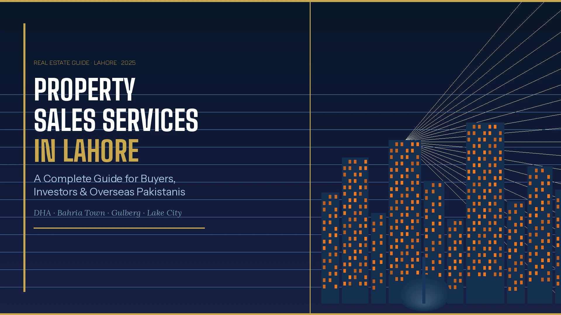 Property Sales Services in Lahore: A Complete Guide for Buyers and Investors