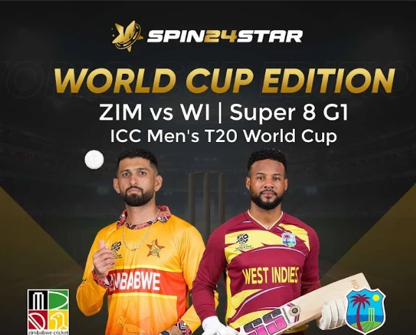 Spin24star's Ultimate Preview: Zimbabwe vs West Indies Super 8 Clash in T20 World Cup 2026