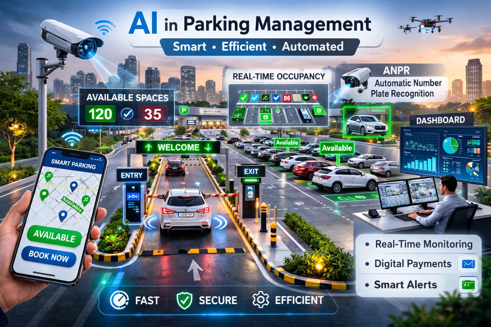AI in Parking Management: How Smart Parking Solutions Are Transforming Urban Mobility