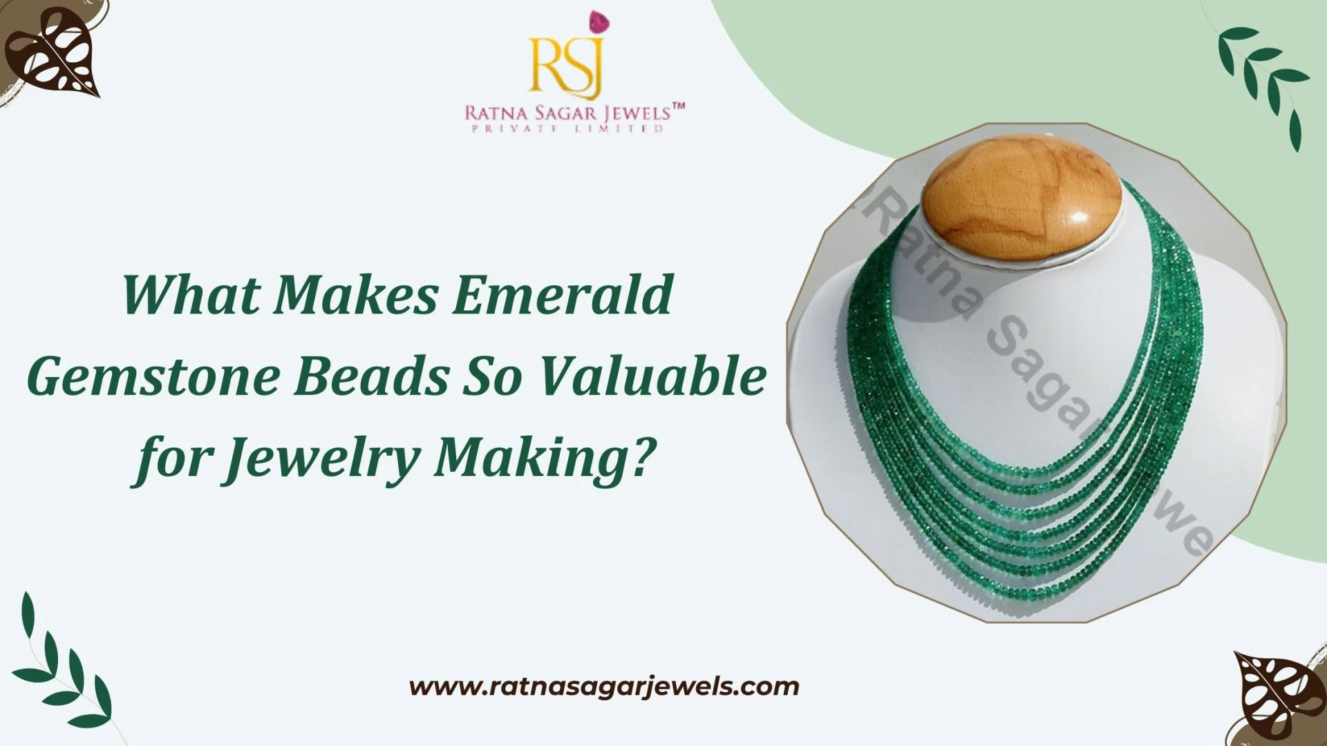What Makes Emerald Gemstone Beads So Valuable for Jewelry Making?