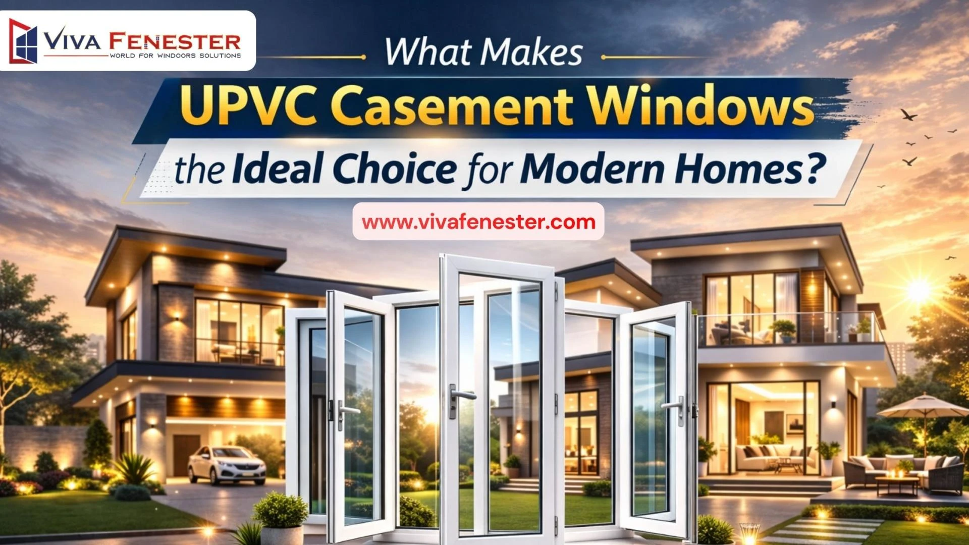 What Makes UPVC Casement Windows the Ideal Choice for Modern Homes?
