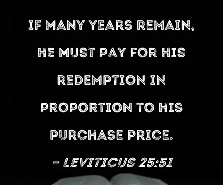 Leviticus 25:51 Meaning, Context & Commentary