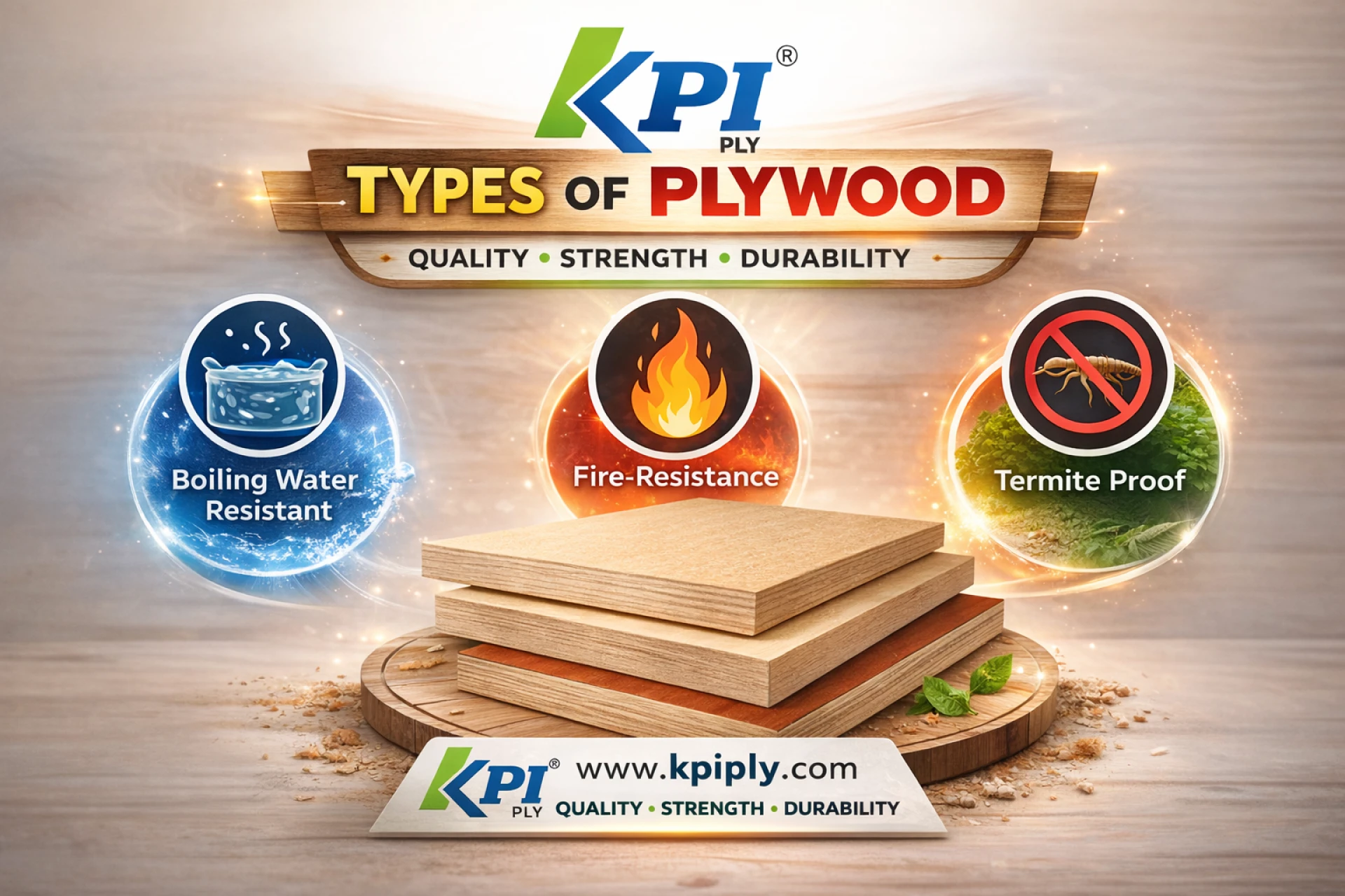 Types of Plywood: Complete Guide by KPI Plywood for Smart Buyers